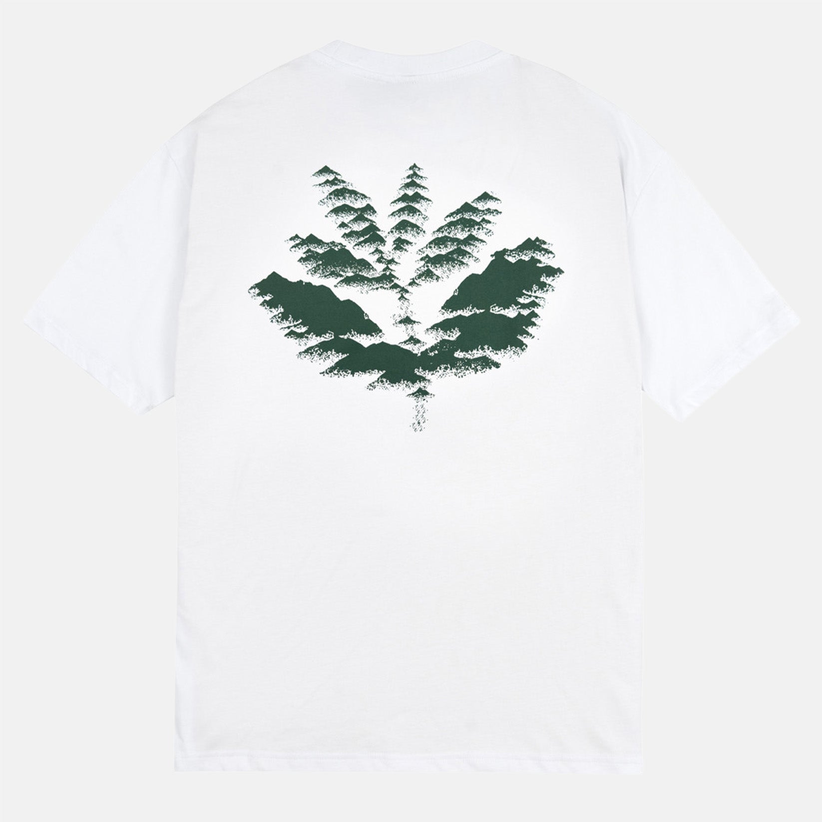 Magenta Mountain T-Shirt - White Weiß Bild 1