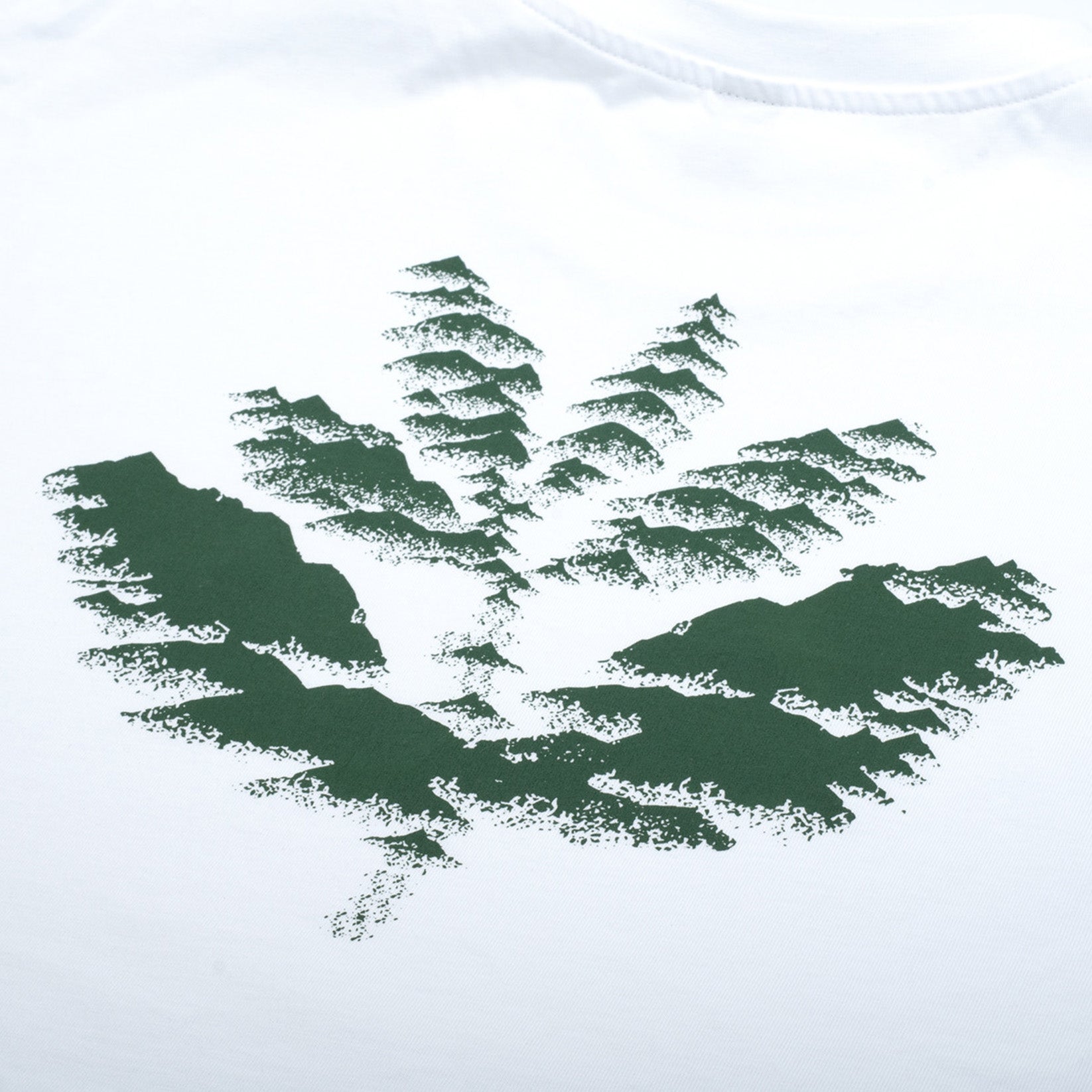 Magenta Mountain T-Shirt - White Weiß Bild 3