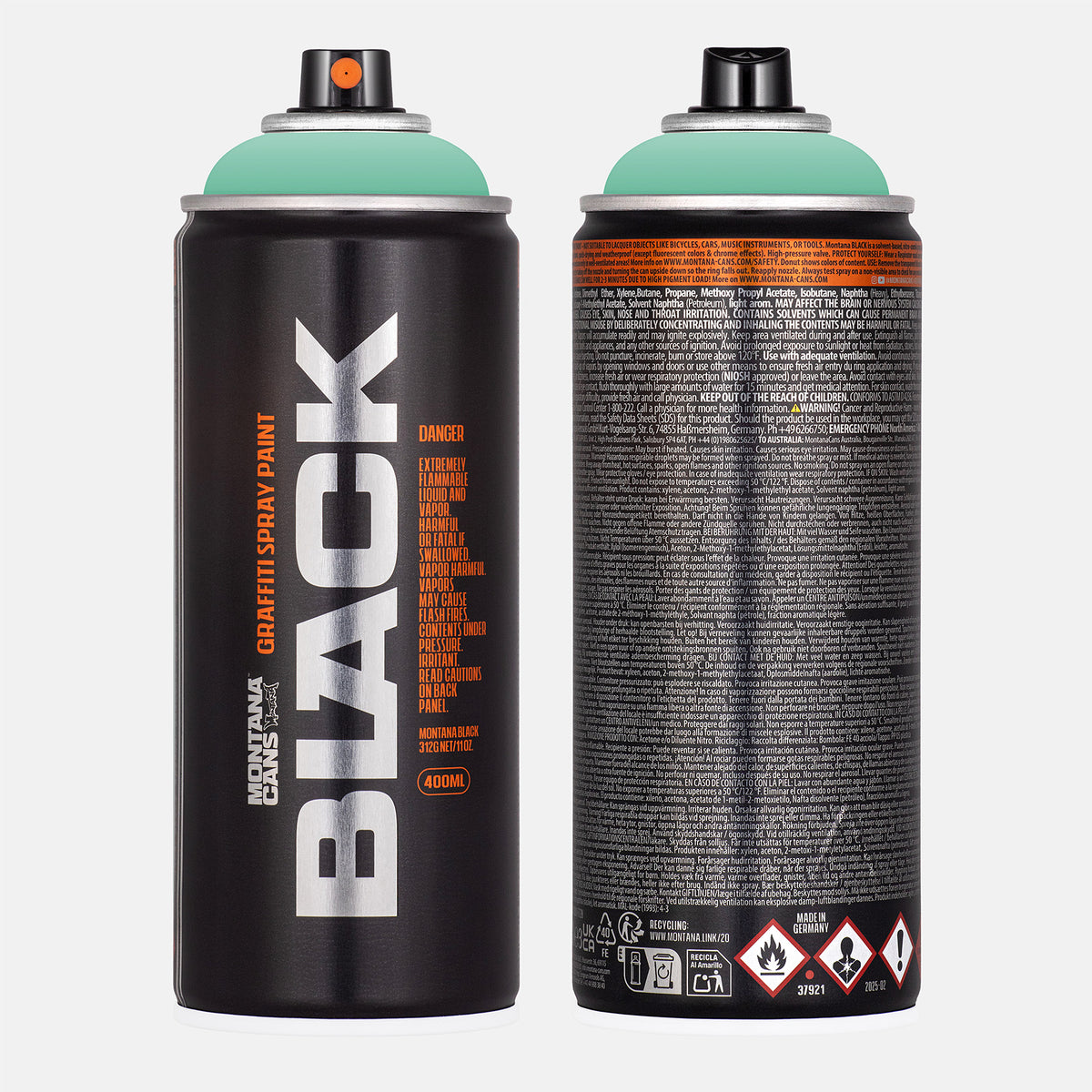 Montana BLACK 400ml Spraydose - Patina PatBlu Bild 1