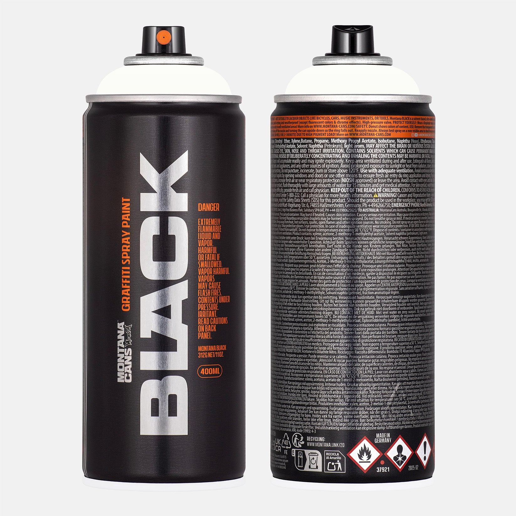 Montana BLK 400ml Spraydose Weiß Bild 1