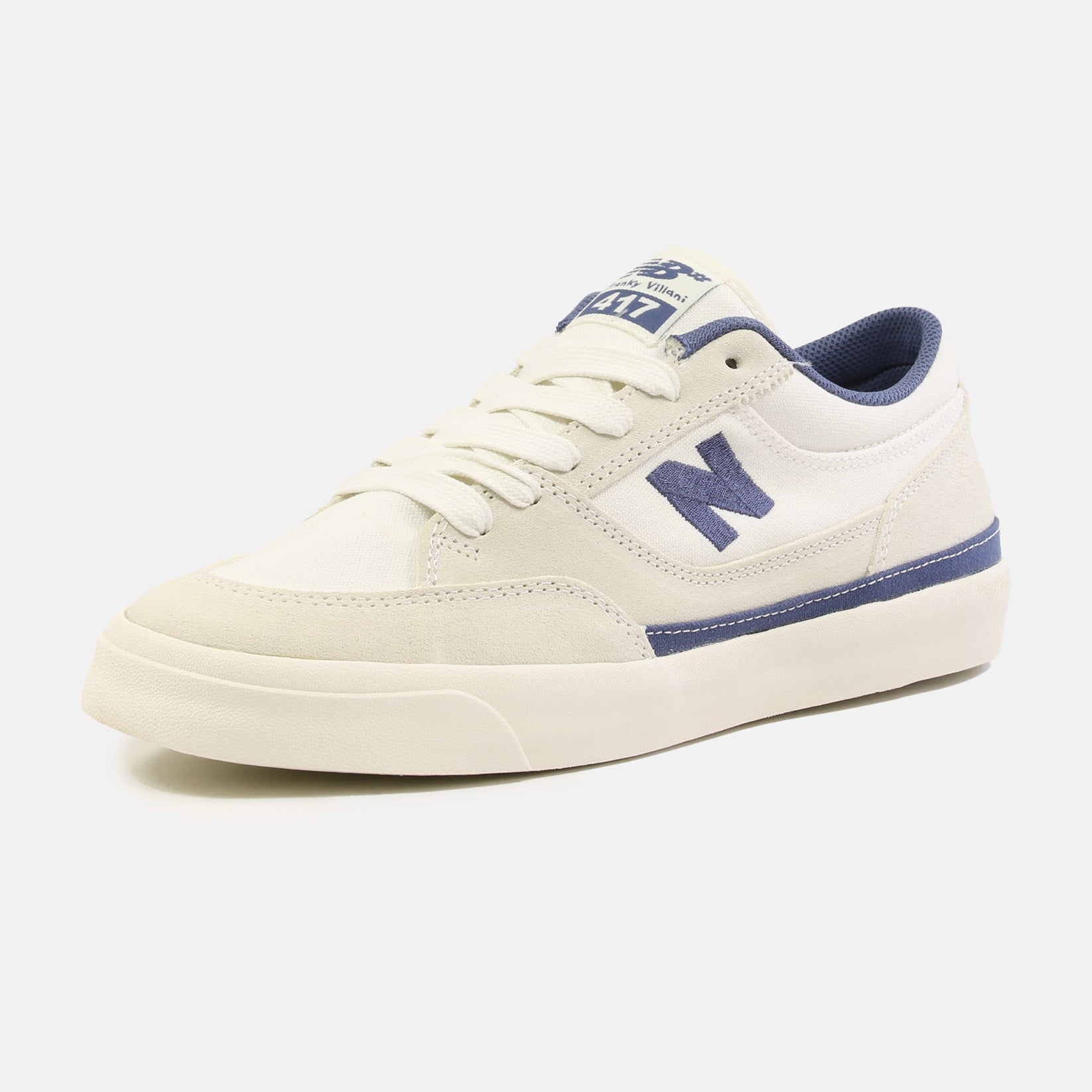 New Balance Numeric 417 Low Franky Villani Sneaker - Sea Salt / Light Navy Weiß Bild 2