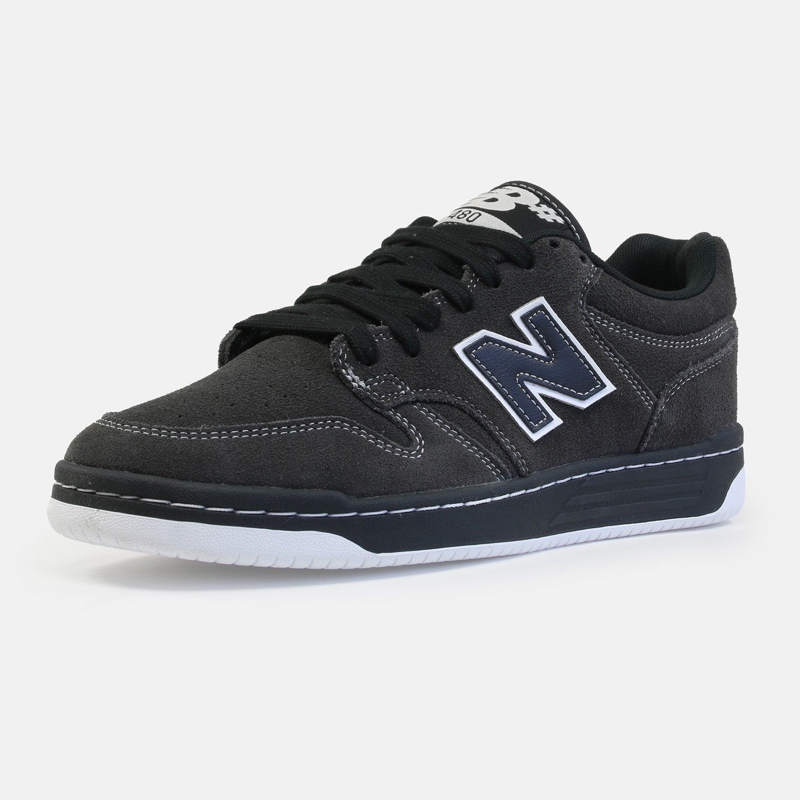 New Balance Numeric 480 Sneaker - Black Cement / White Grau Bild 2