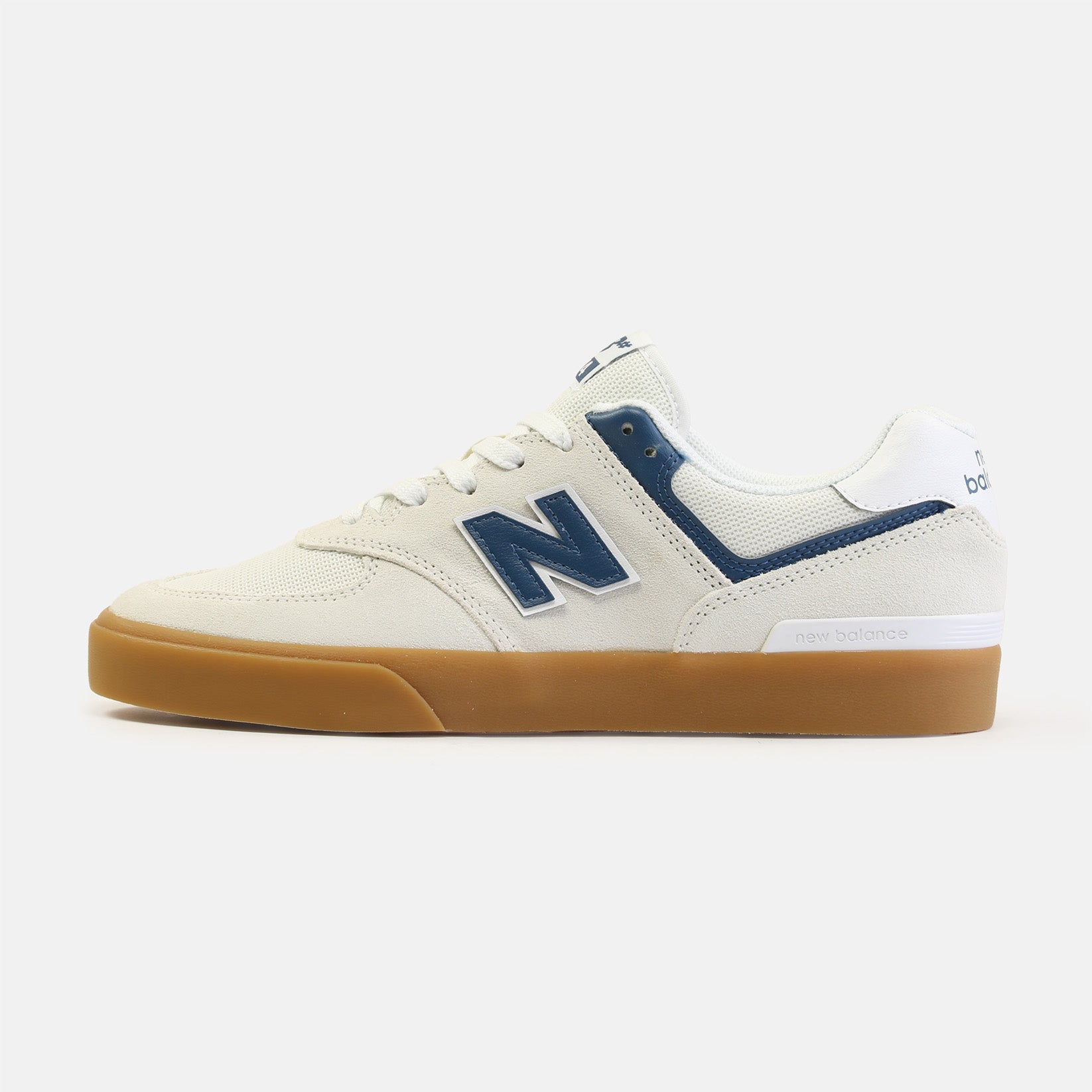 New Balance Numeric 574 Schuh - White / Blue Weiß Bild 1