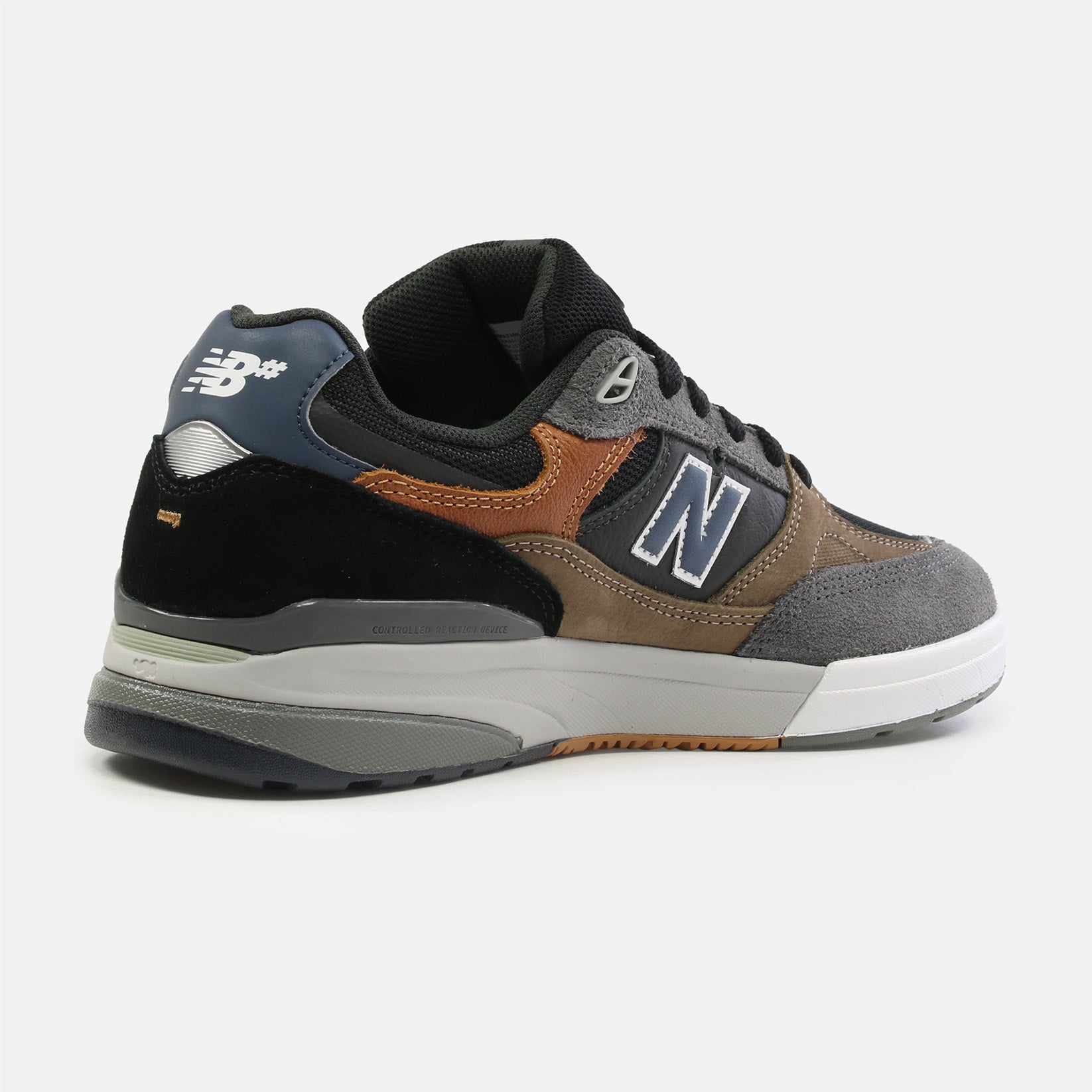 New Balance Numeric 933 Andrew Reynolds Sneaker - Dark Juniper / Sandstone Braun Bild 3