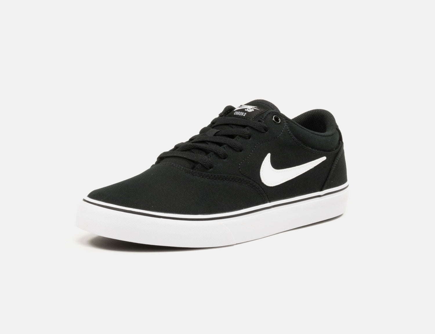 Nike SB Chron 2 Canvas Sneaker - Black / White - Black Schwarz Bild 3