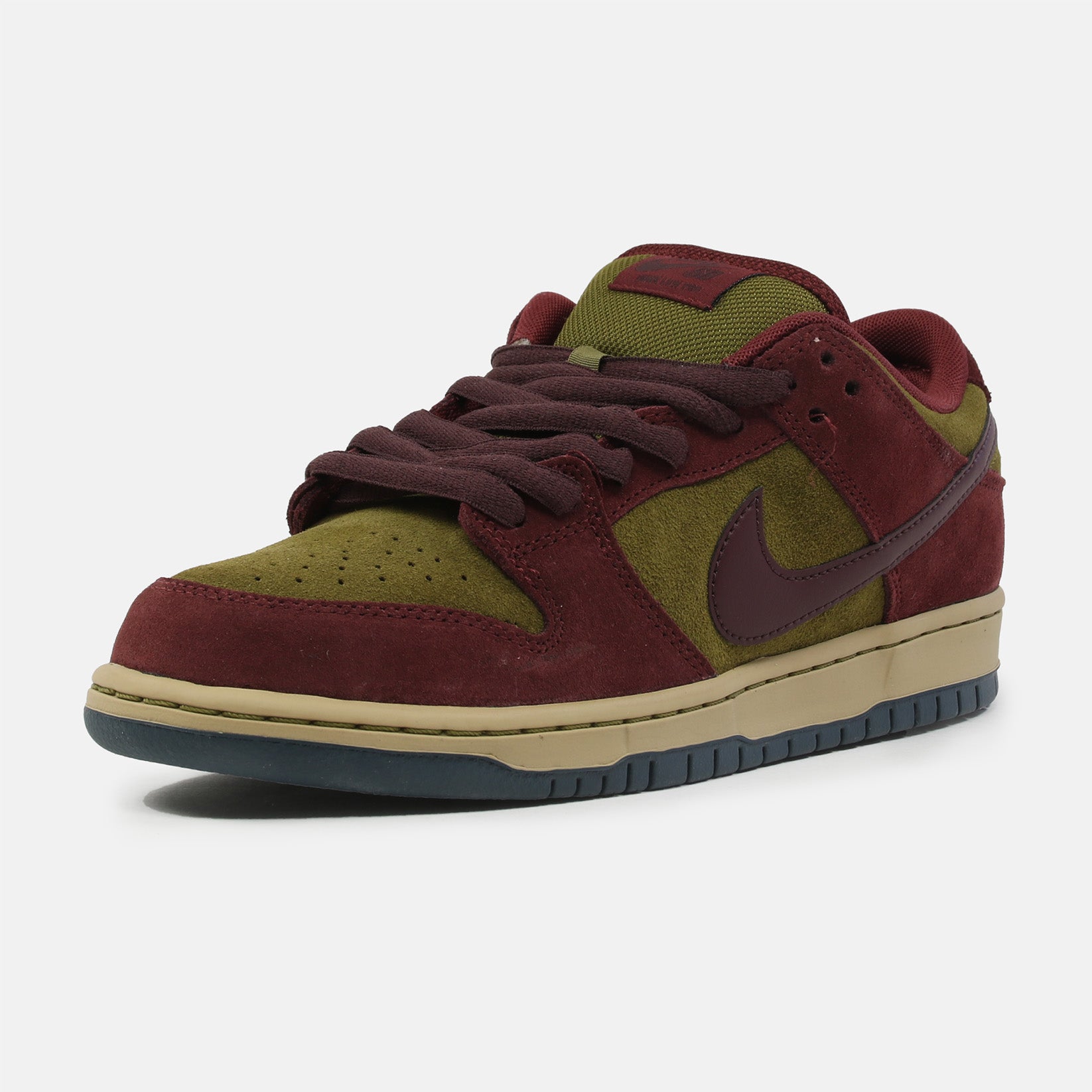 Nike SB Dunk Low Pro Sneaker - Dark Team Red / Burgundy Grün Bild 2