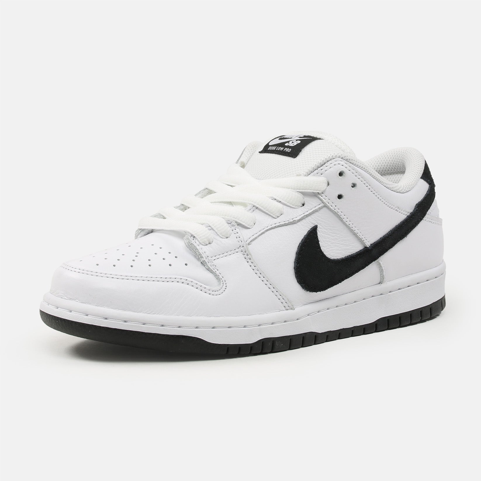 Nike SB Dunk Low Pro - White/Black-White-Black Weiß Bild 2
