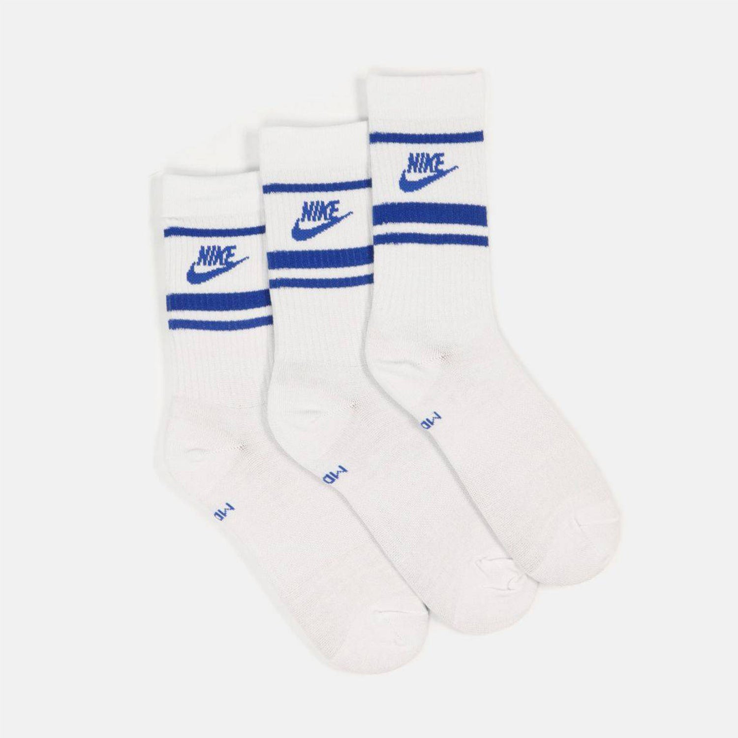 Nike SB Everyday Essential Crew Socke 3-Pair - White / Blue Weiß Bild 1