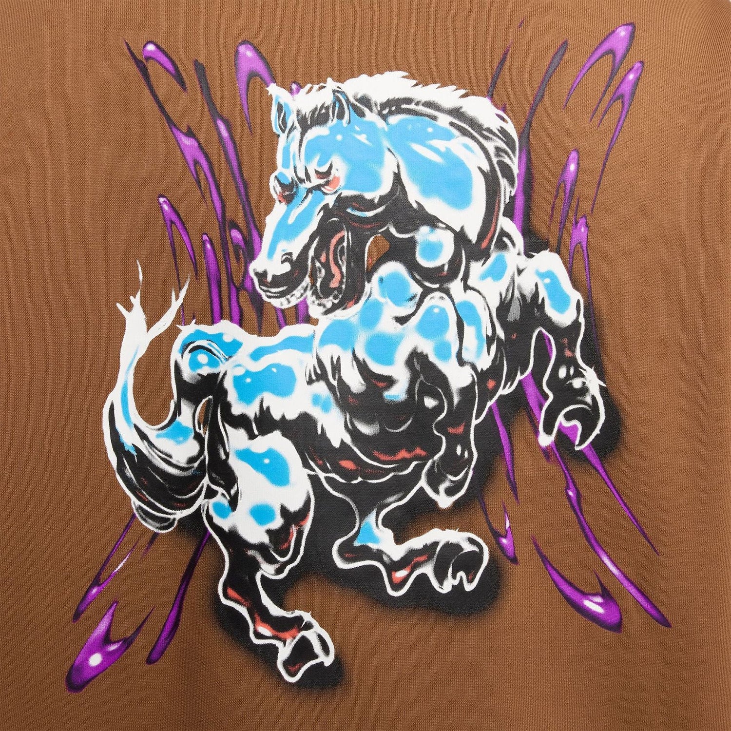 Nike SB Fleece Stallion Hoodie - Light British Tan / White Braun Bild 3