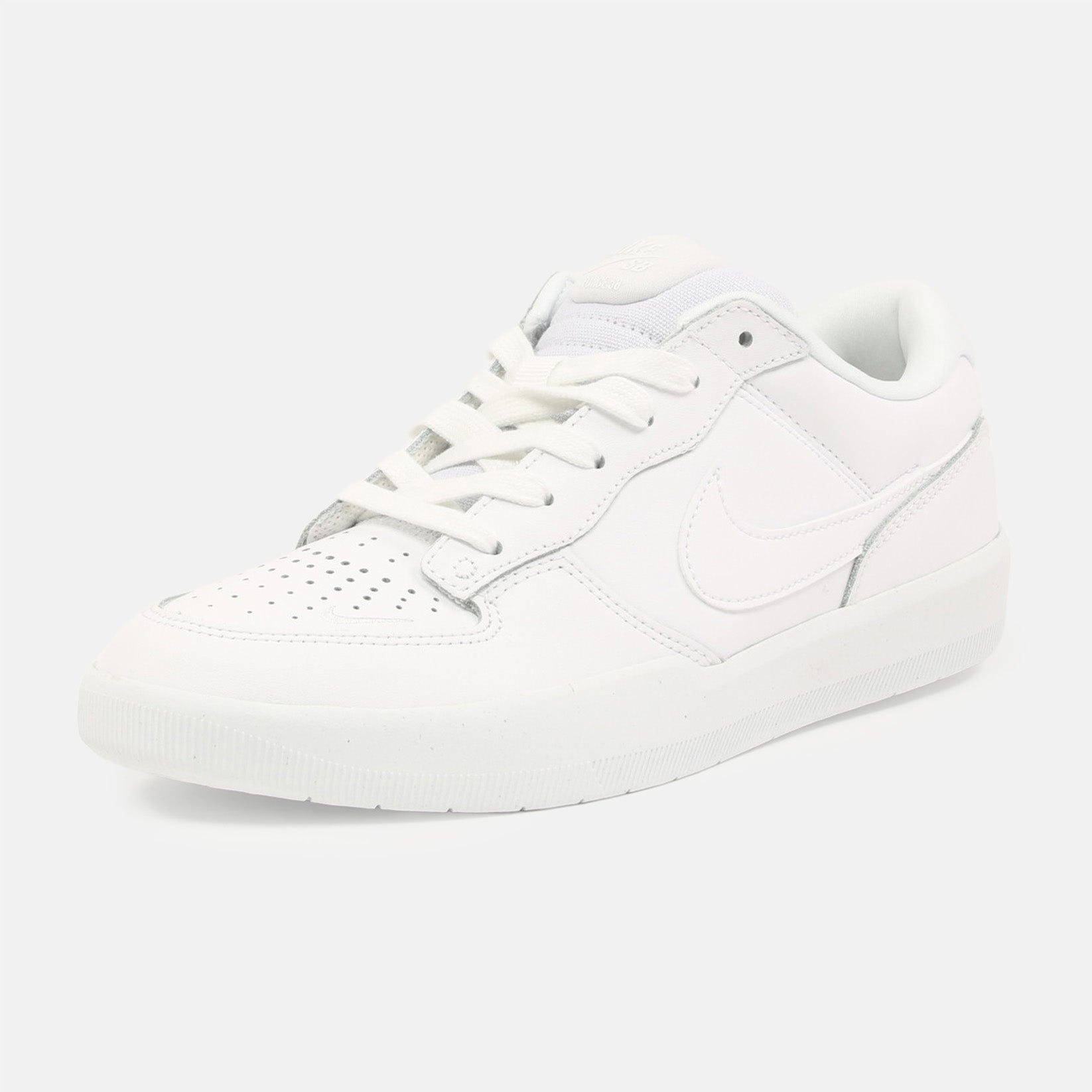 Nike SB Force 58 Premium L Sneaker - White / White Weiß Bild 2