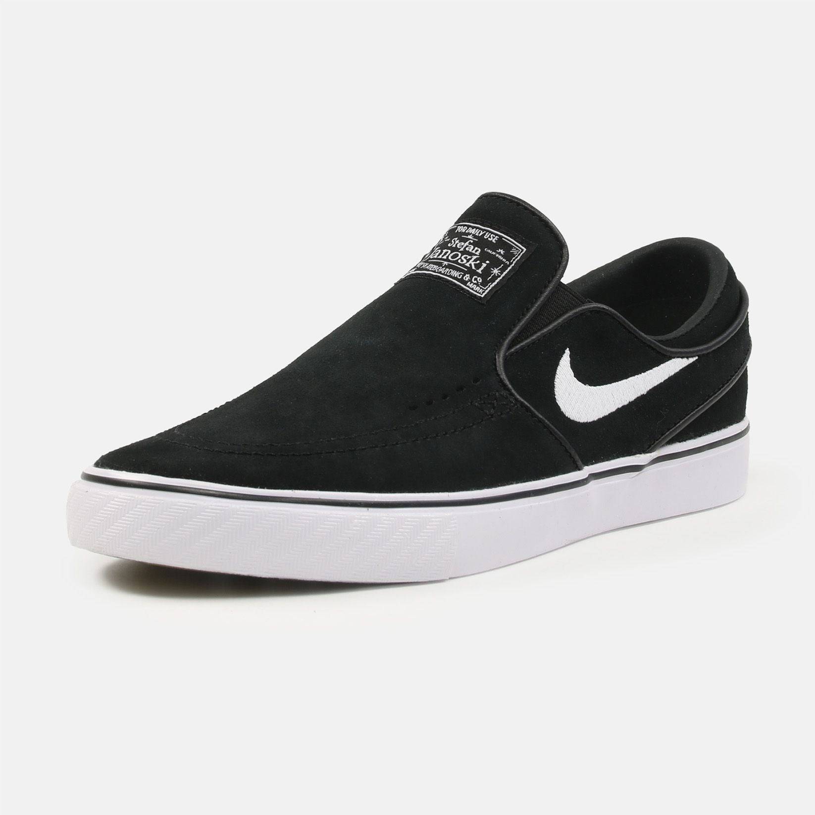 Nike SB Janoski+ Slip Sneaker - Black / White Schwarz Bild 2