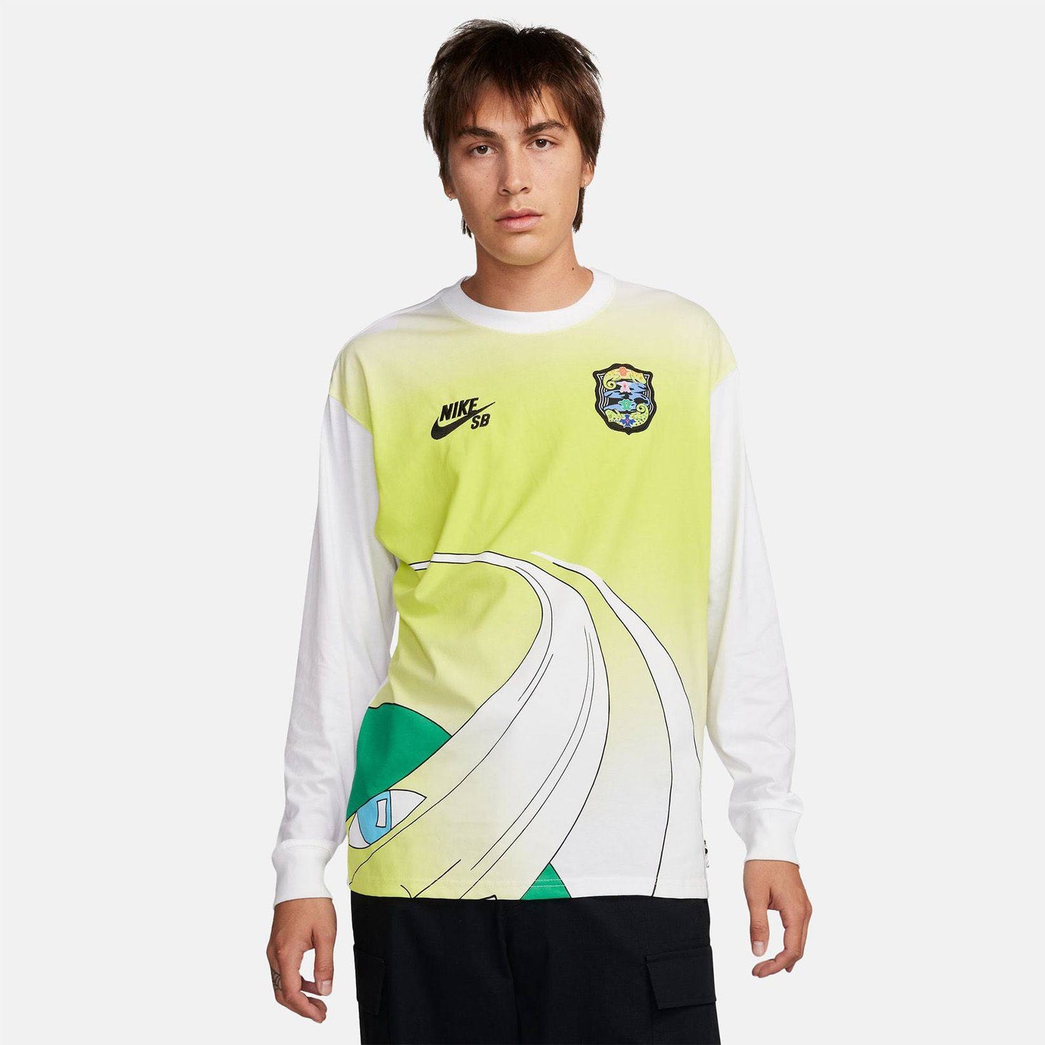 Nike SB Olympic Longsleeve - white Grün Bild 1