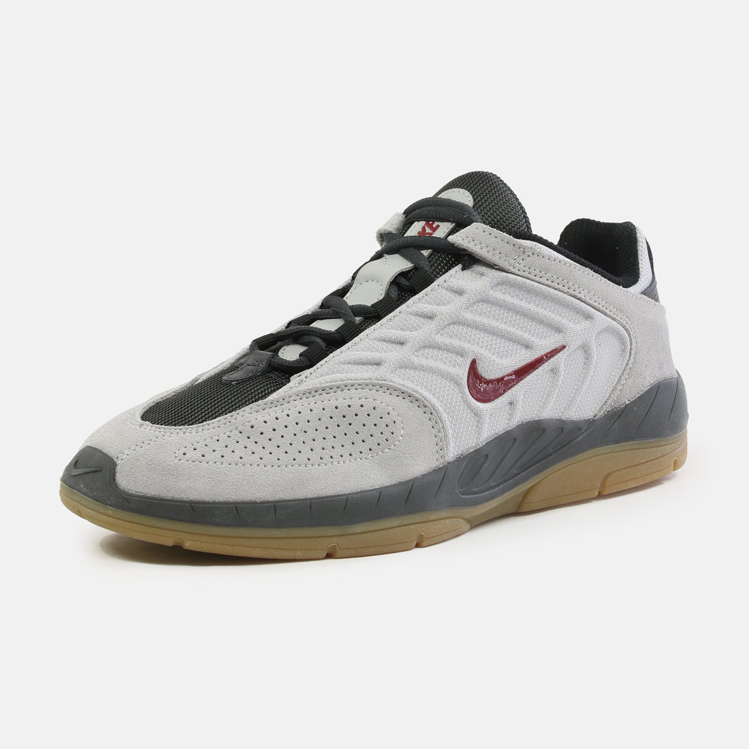 Nike SB Vertebrae Sneaker - Some Grey / Team Red Grau Bild 2
