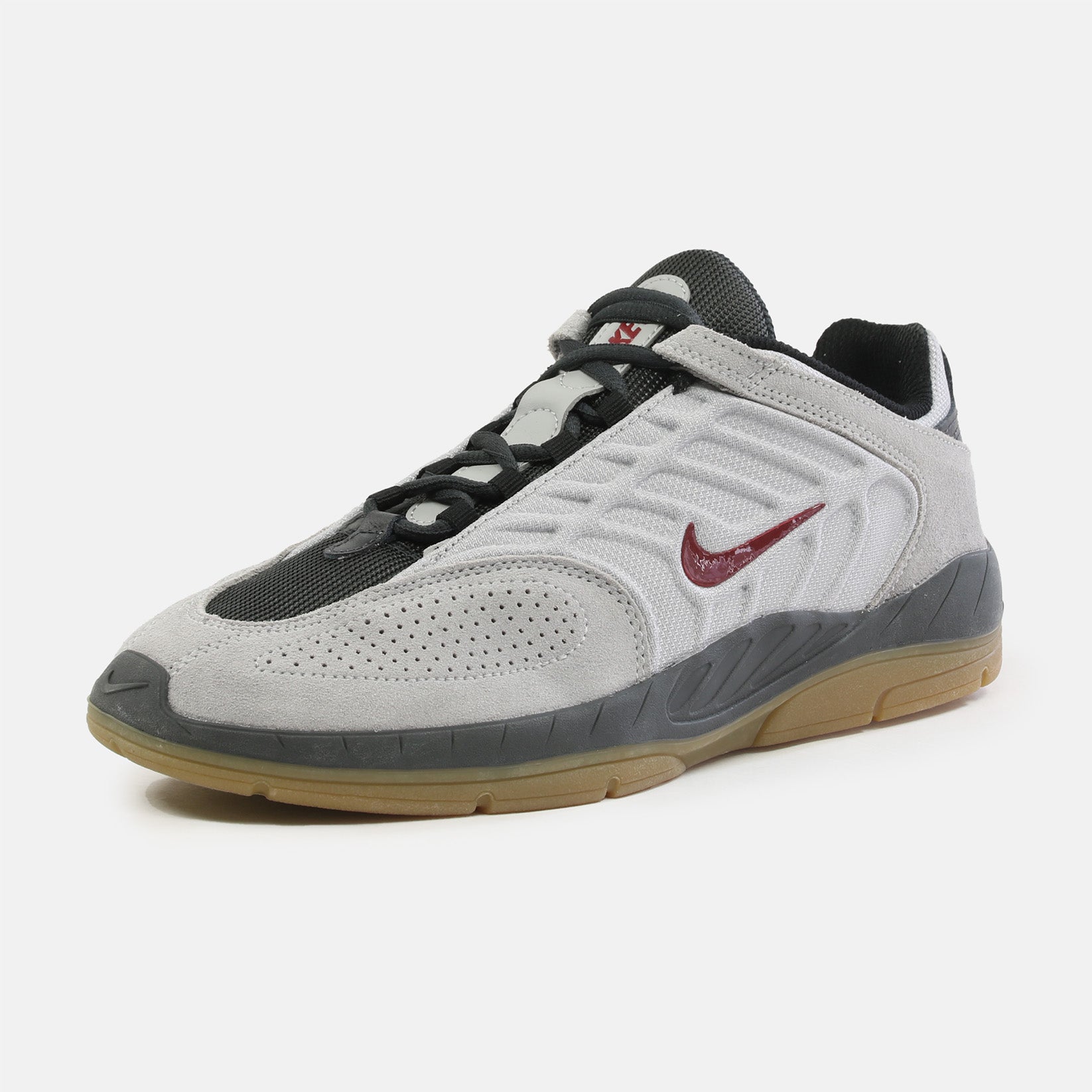 Nike SB Vertebrae Sneaker - Some Grey / Team Red Grau Bild 2