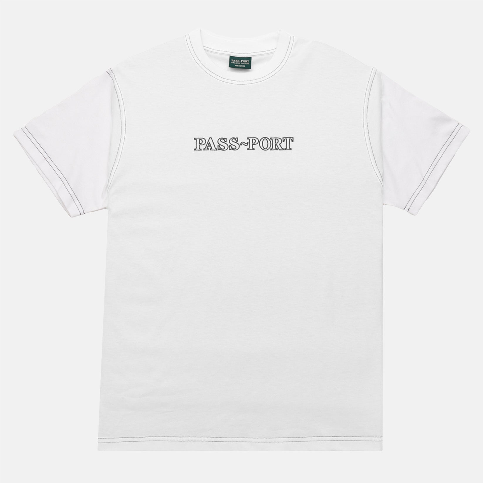 Pass~Port Official Organic T-Shirt - White Weiß Bild 1