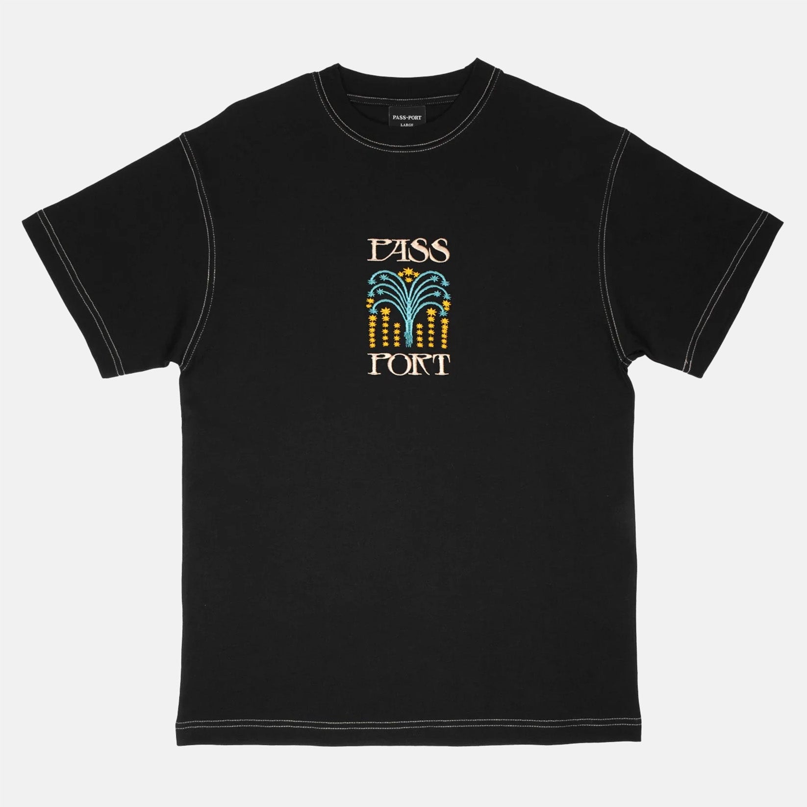 Pass~Port Roman Candle T-Shirt - Black Schwarz Bild 1