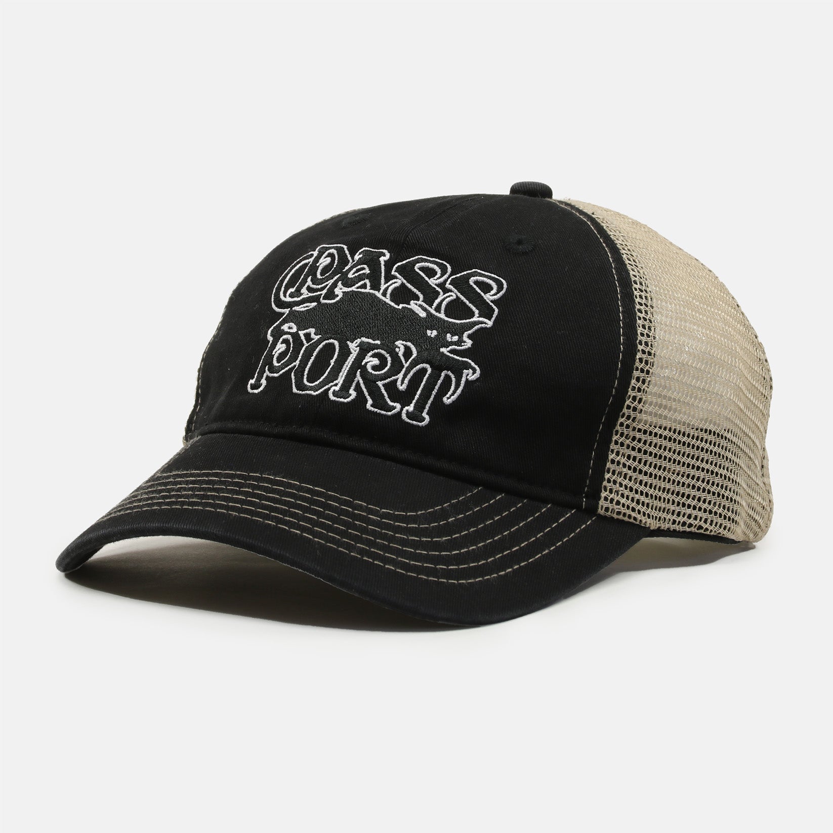 Pass~Port Slinkin Leagues Trucker Cap - Washed Black Schwarz Bild 1