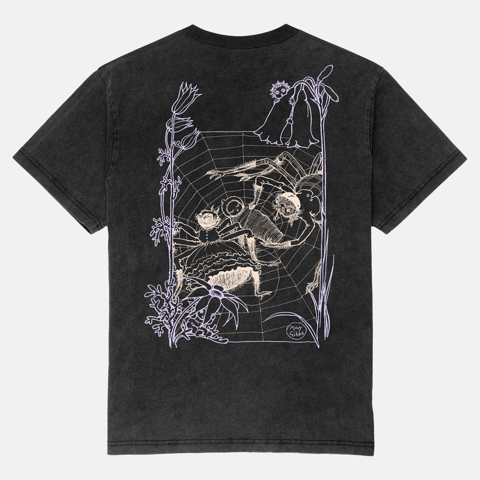 Pass~Port Webbed Bed T-Shirt - Acid Black Schwarz Bild 1