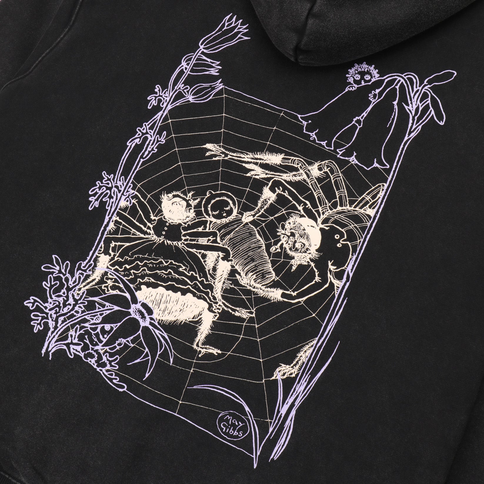 Pass~Port Webbed Bed Zip-Hoodie - Black Schwarz Bild 3