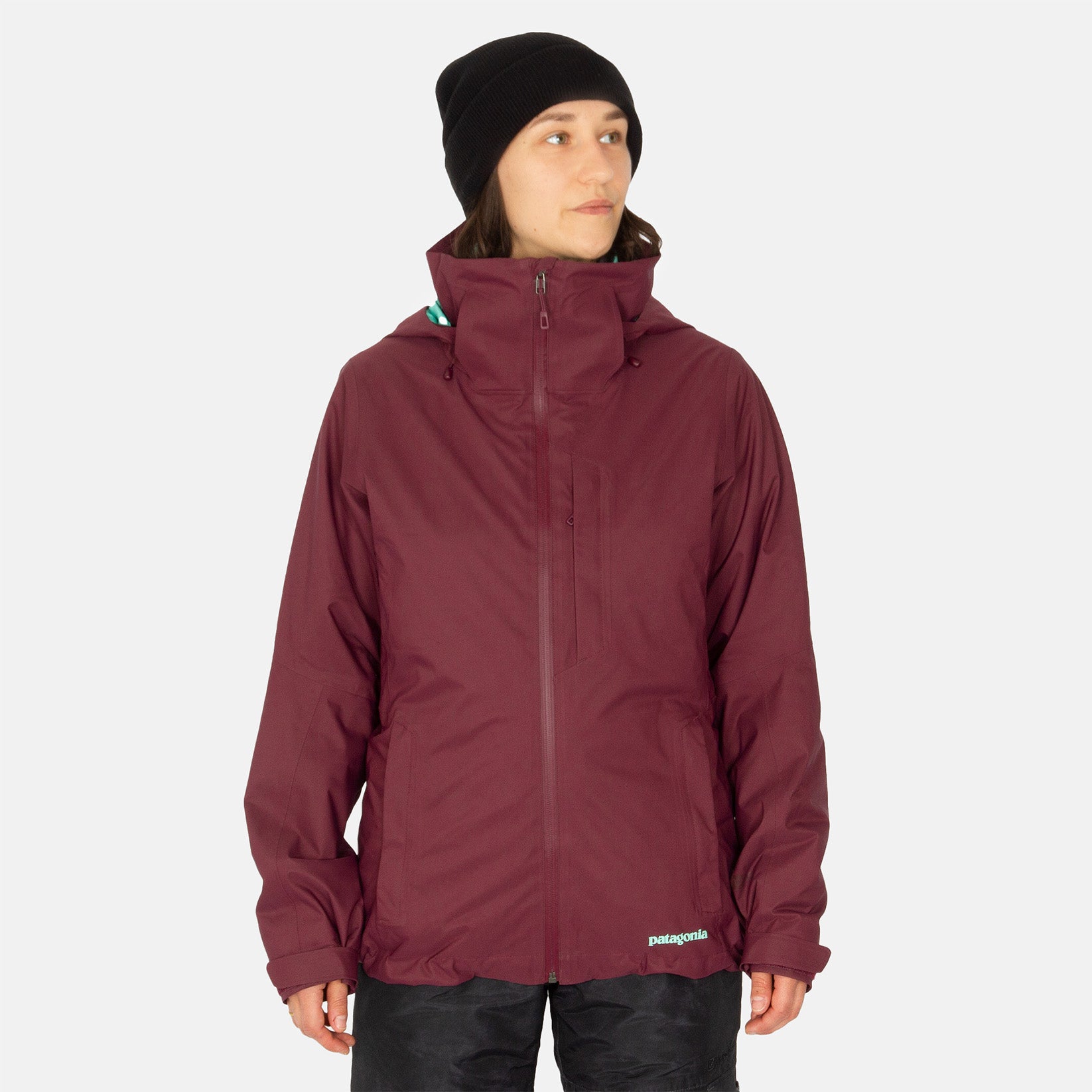 Patagonia W´s 3-in-1 Snowbelle Jacke -Dark Currant DarCur Bild 1