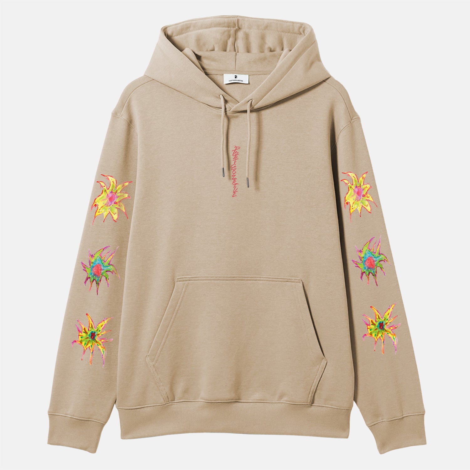 Poetic Collective Arm Tribal Hoodie - Brown Braun Bild 1