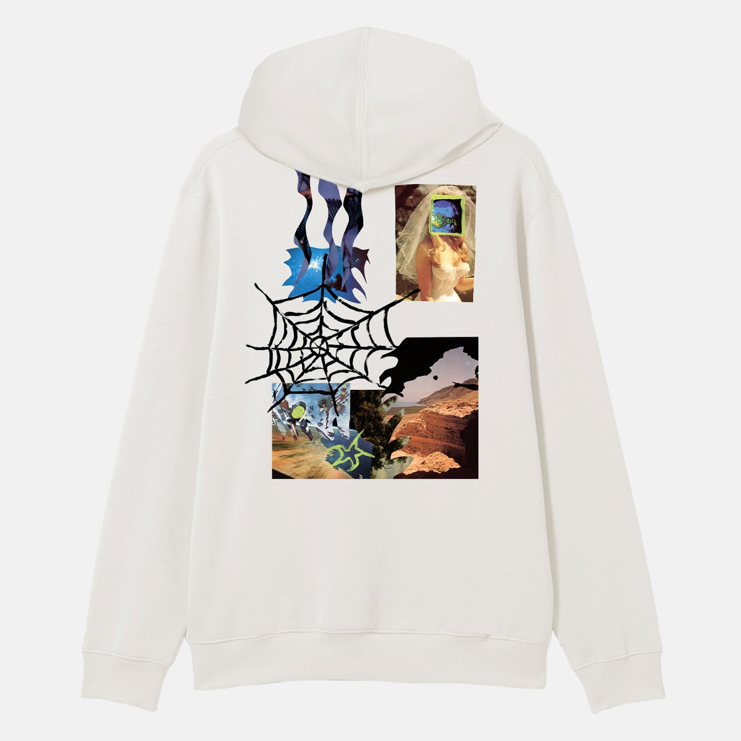 Poetic Collective Bride Collage Hoodie - Ivory Weiß Bild 1