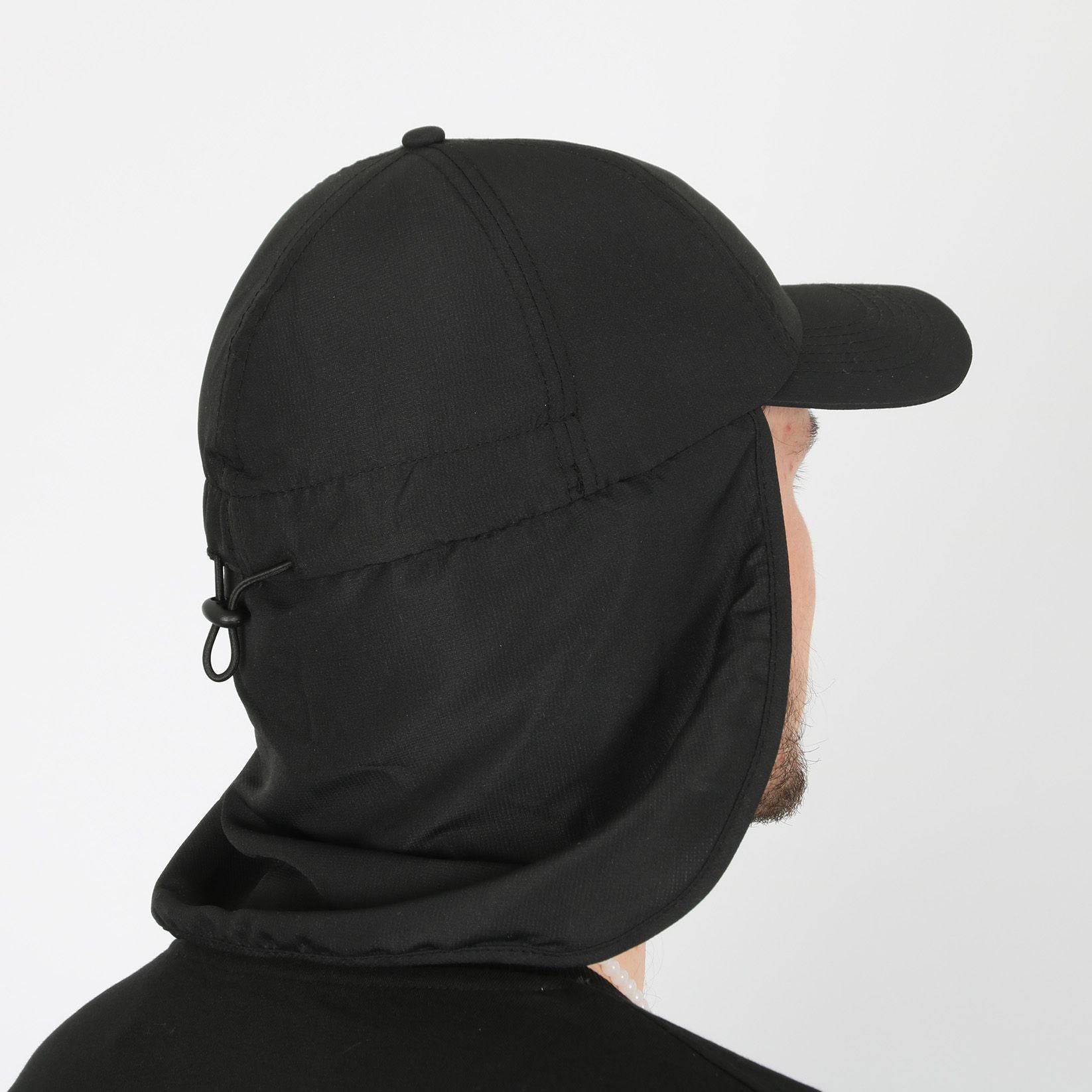 Poetic Collective Sun Flap Cap - Black Schwarz Bild 3
