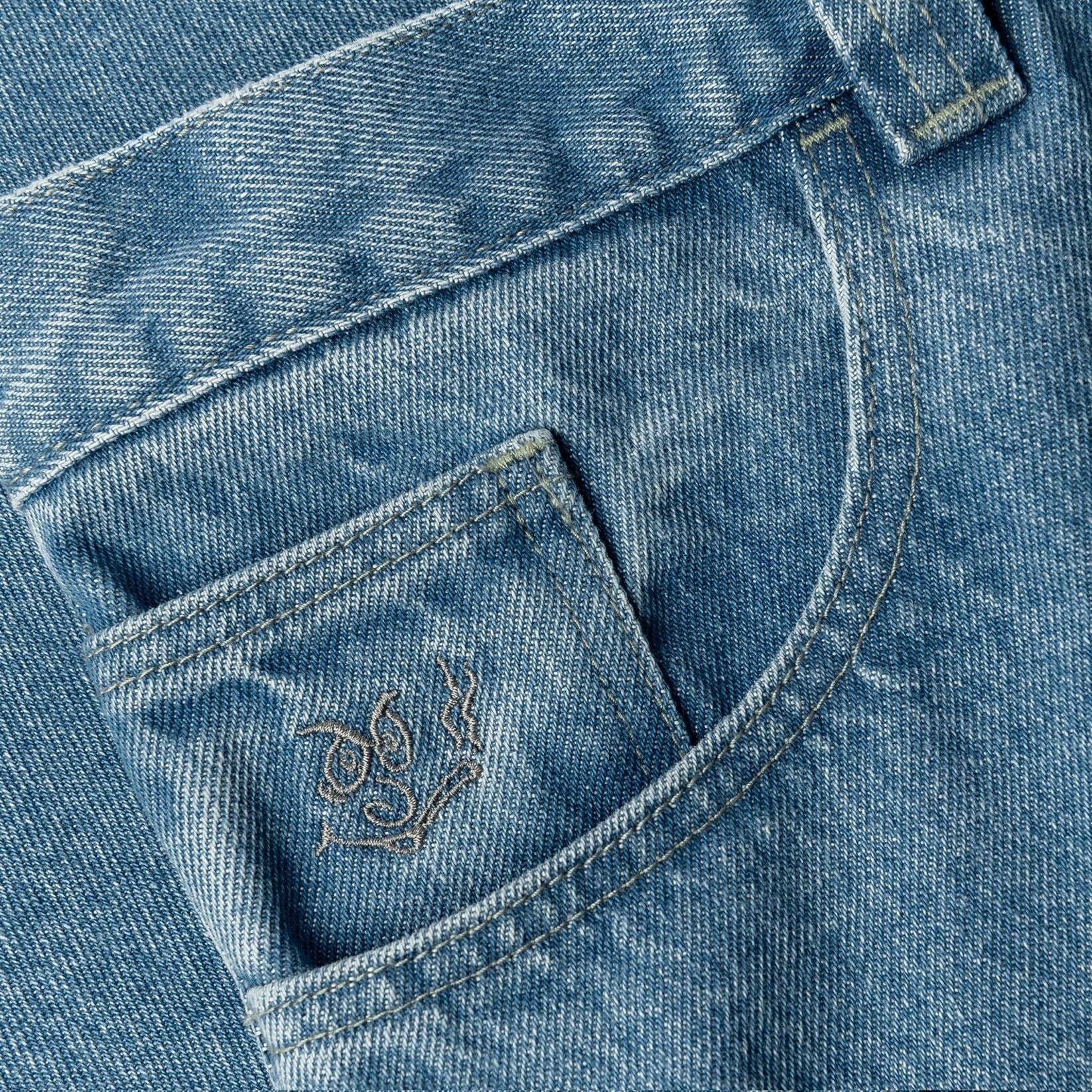 Polar Skate Co. 92 Pant - Mid Blue Blau Bild 3
