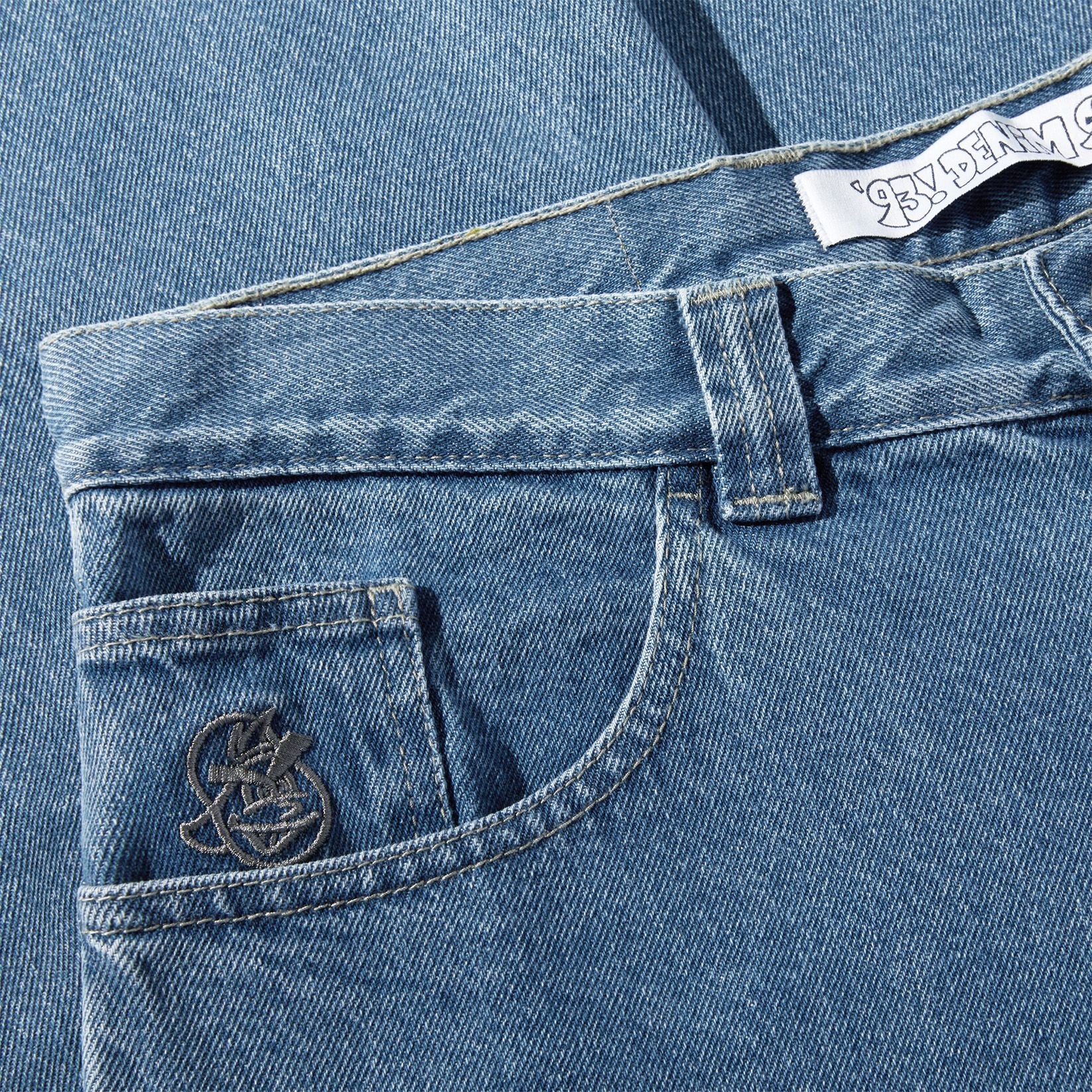 Polar Skate Co. 93! Denim Pants - Mid Blue Blau Bild 3