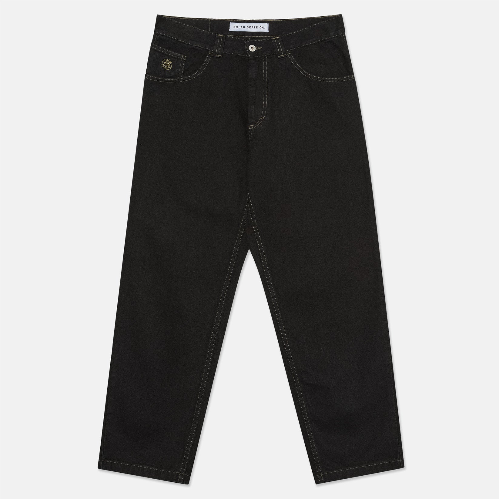 Polar Skate Co. 93 Pant - Black / Dark Olive Schwarz Bild 2