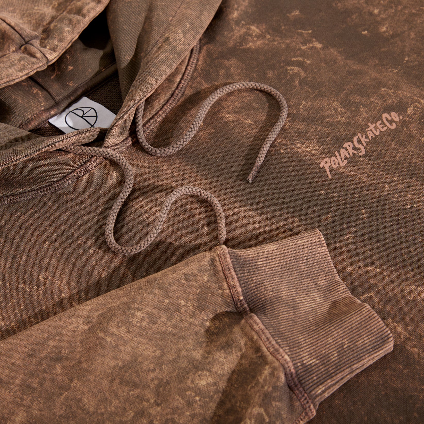 Polar Skate Co. Acid Frank Hoodie - Brown Braun Bild 3