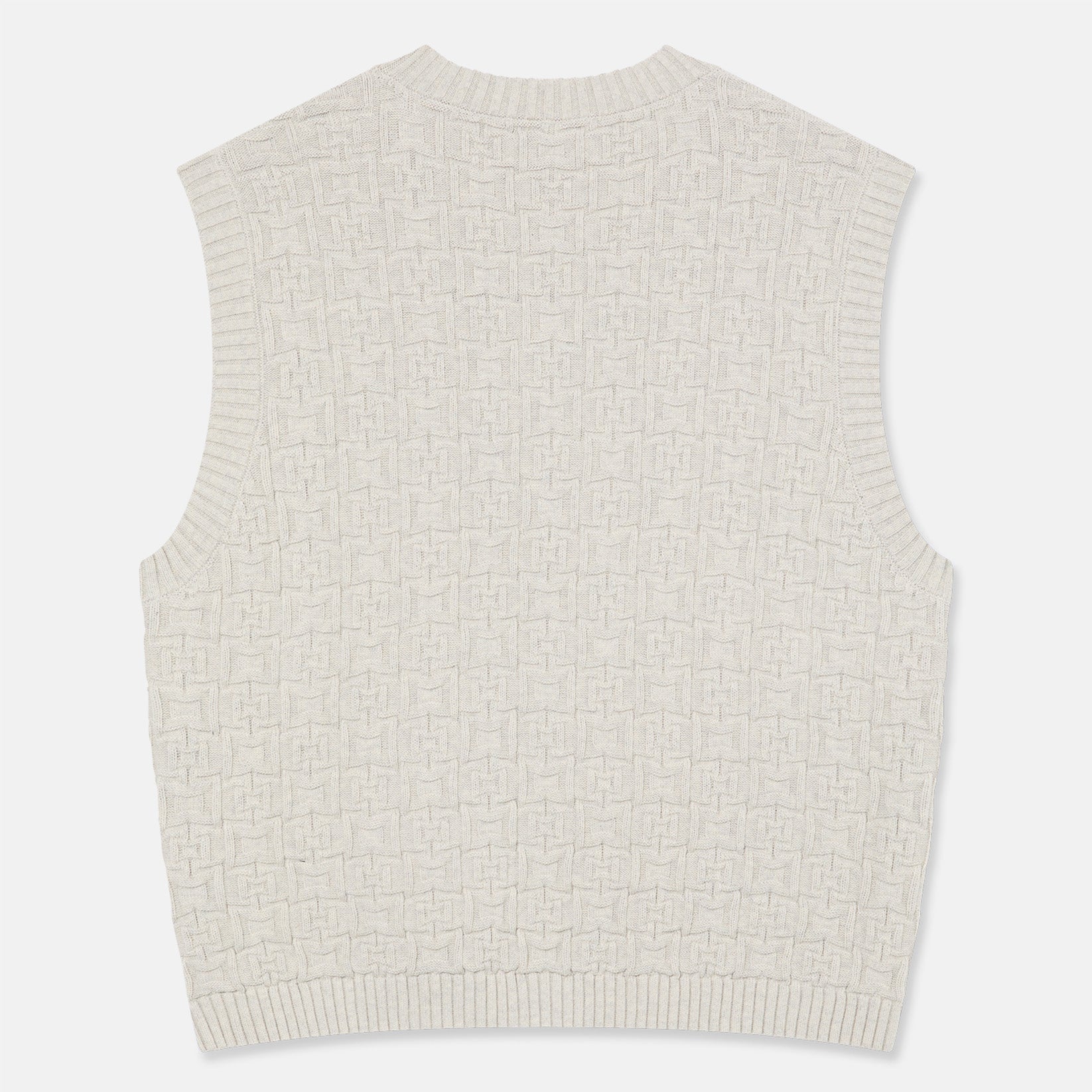 Polar Skate Co. Alex Knit Vest - Heather Beige Grey Beige Bild 2