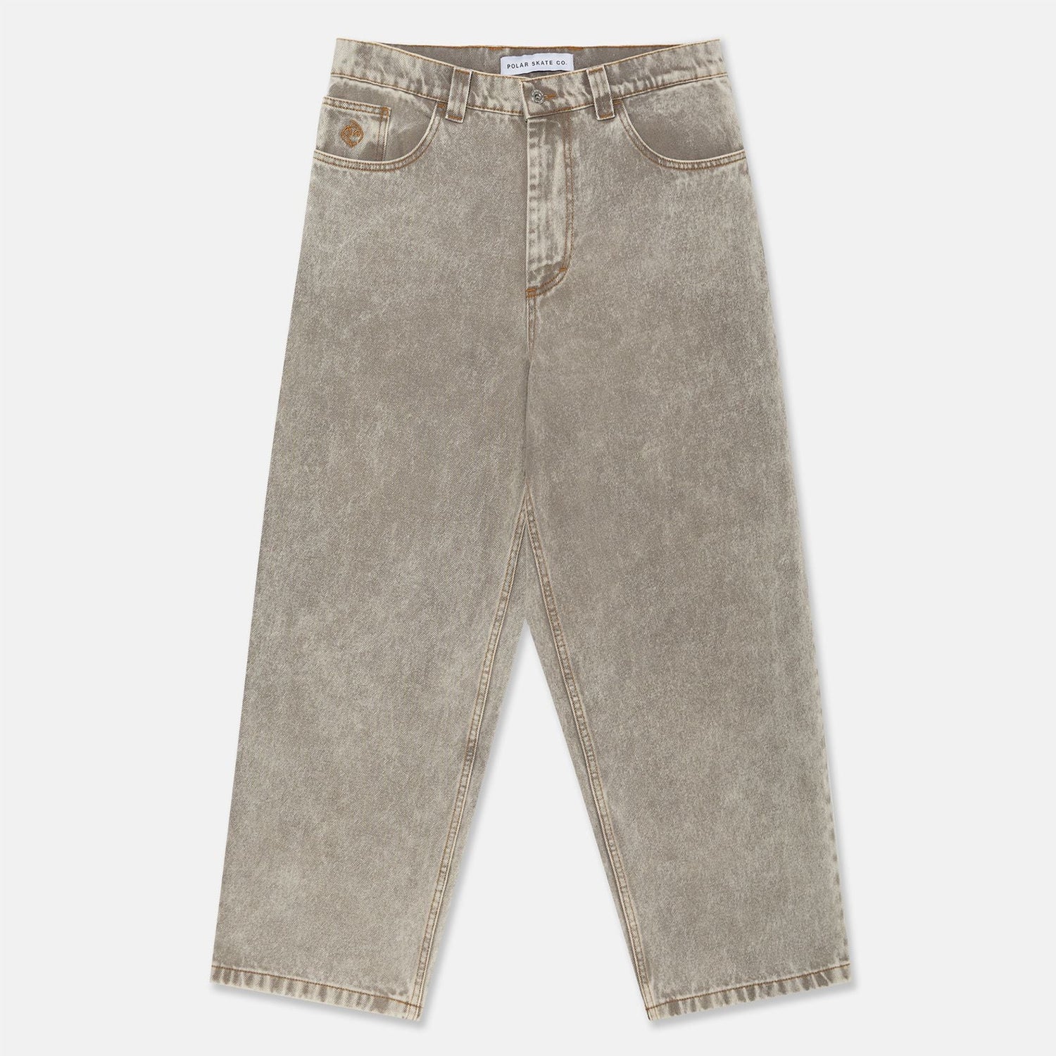 Polar Skate Co. Big Boy Baggy Pant - Acid Beige Beige Bild 1