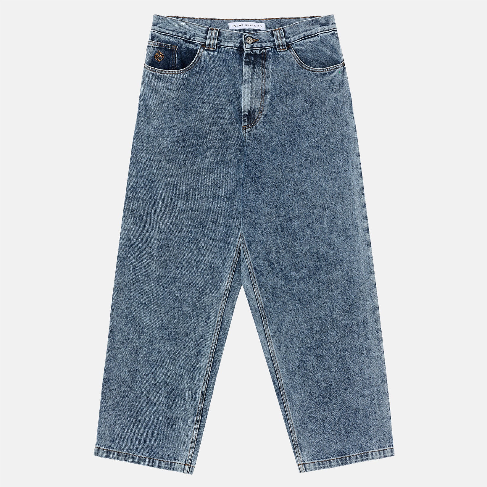 Polar Skate Co. Big Boy Baggy Pants - Heavy Washed Blue Blau Bild 1