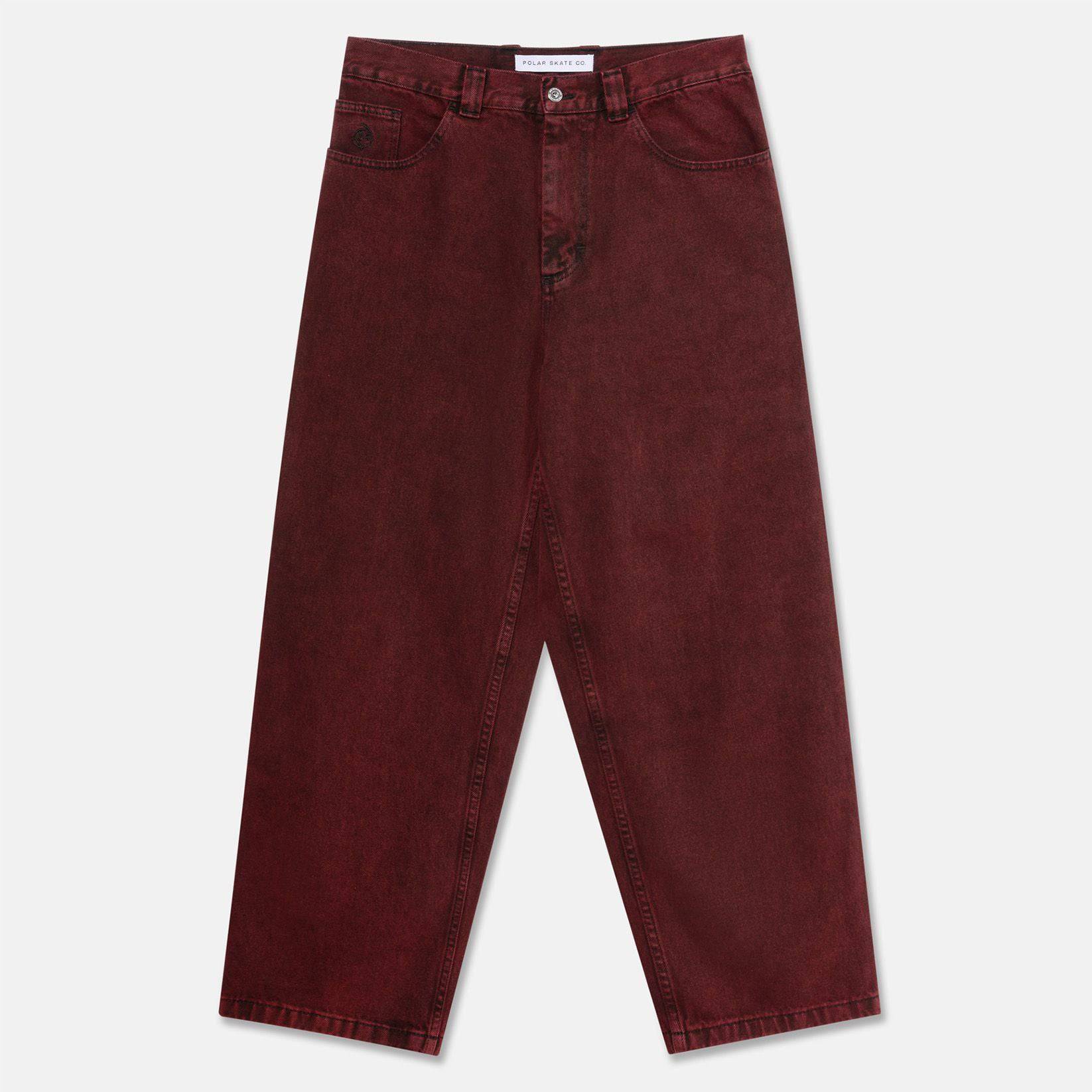 Polar Skate Co. Big Boy Jeans - Red Black Rot Bild 1