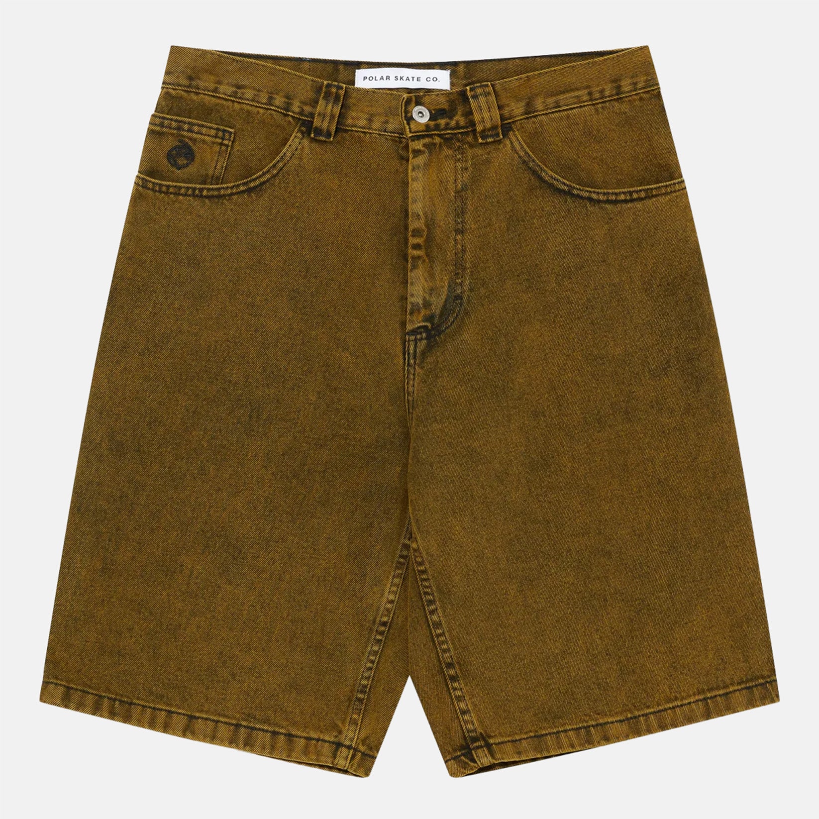 Polar Skate Co. Big Boy Short - Yellow Black Grün Bild 1