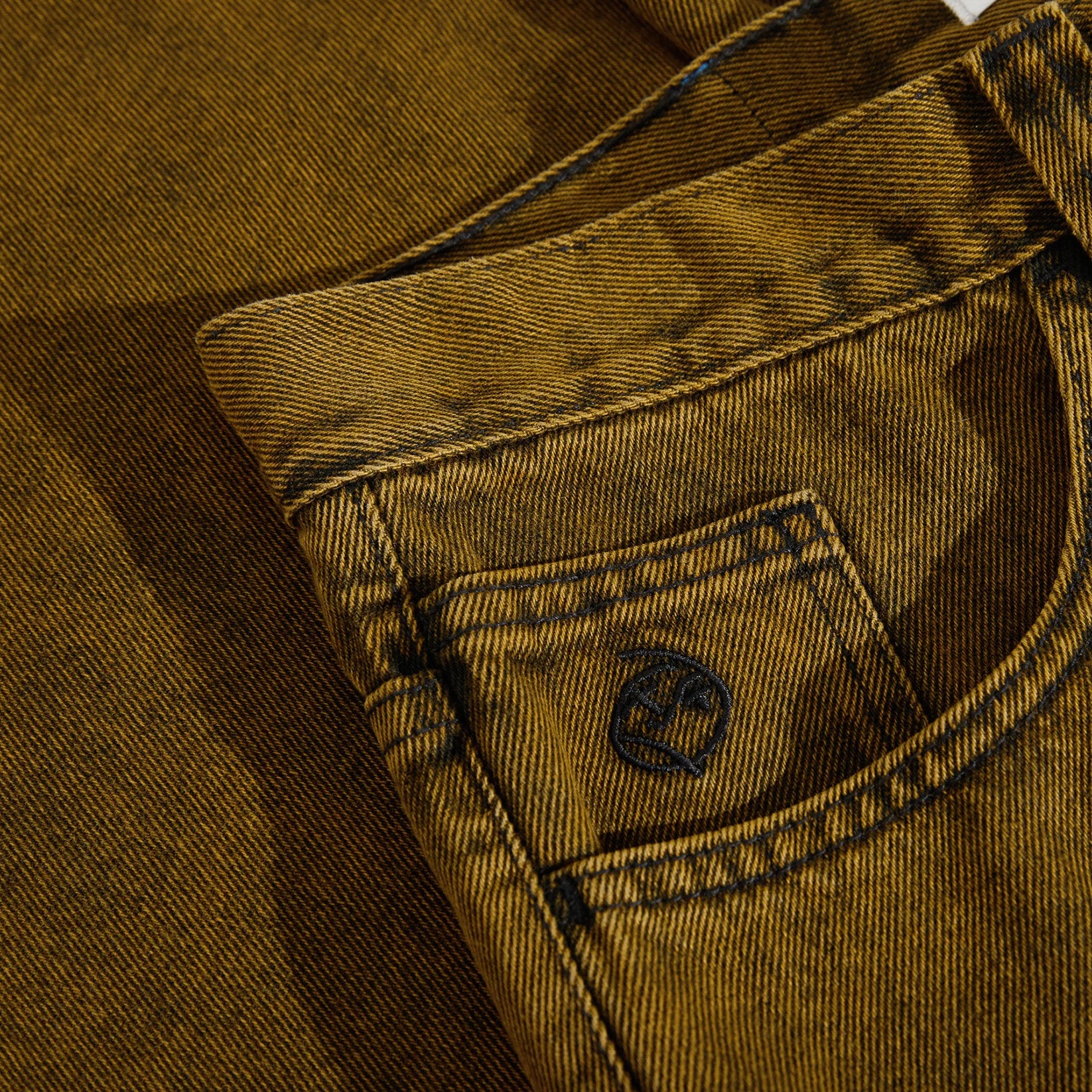 Polar Skate Co. Big Boy Short - Yellow Black Grün Bild 3