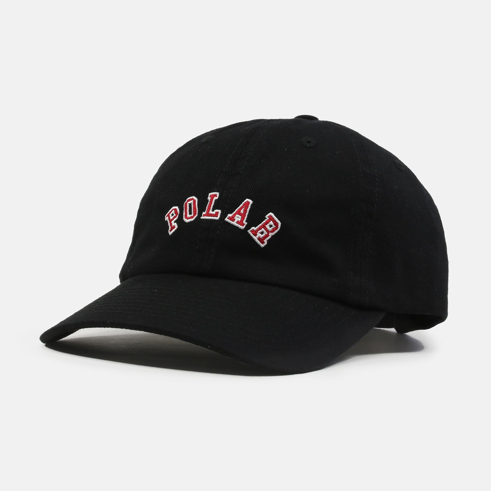 Polar Skate Co. College Logo Cap - Black Schwarz Bild 1