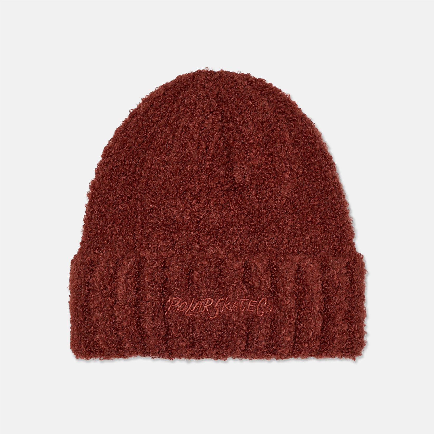 Polar Skate Co. Fluff Beanie - Rust Orange Bild 1