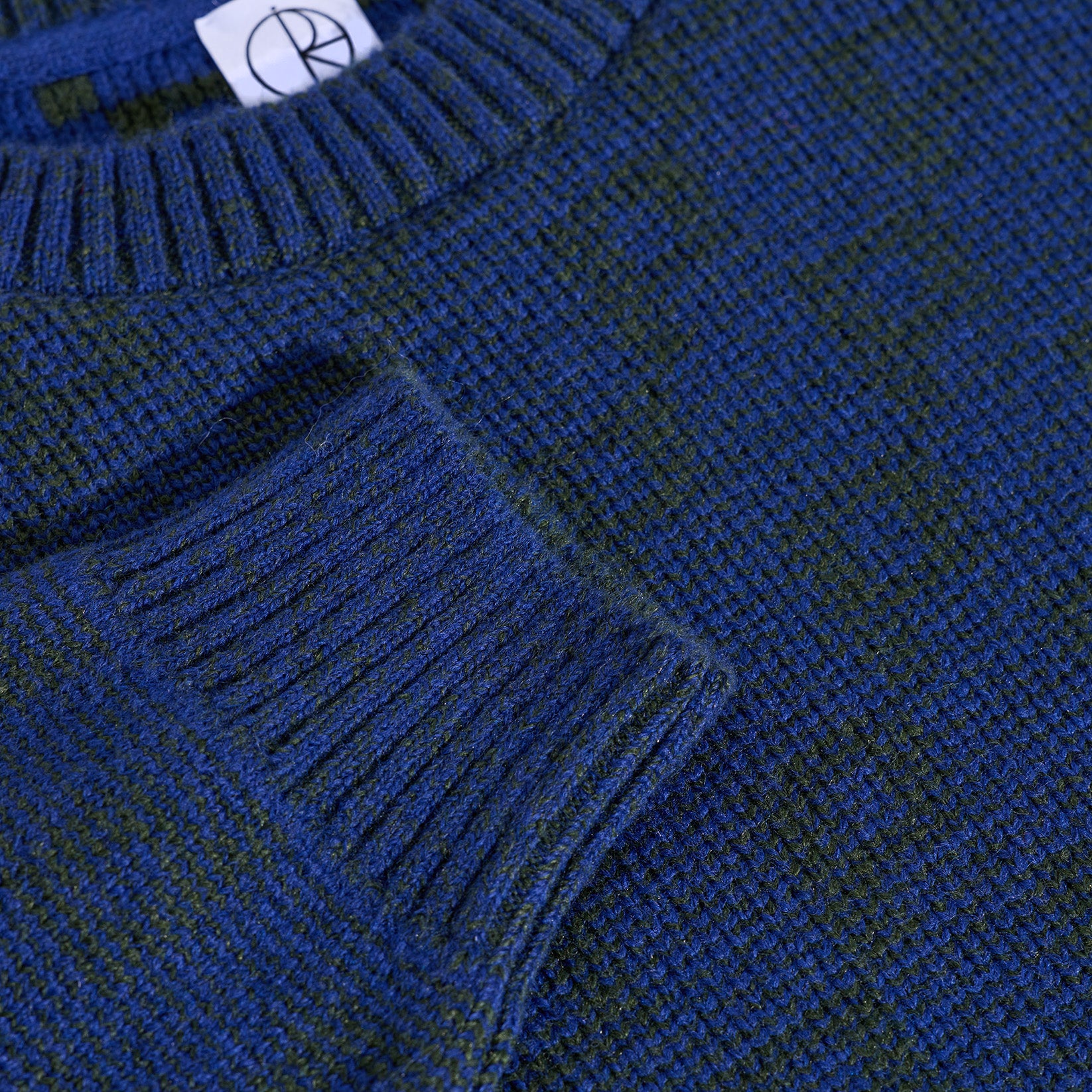 Polar Skate Co. George Knit Sweater - Blue / Green Blau Bild 3