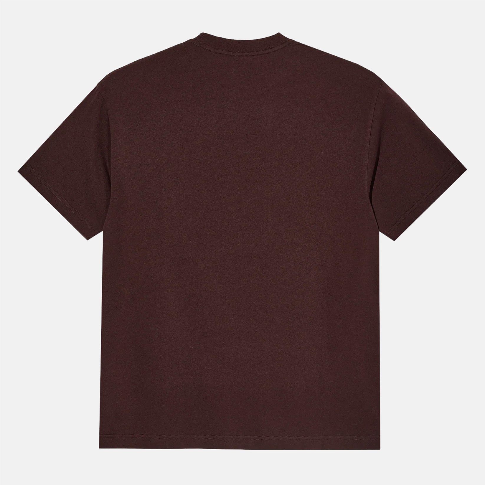 Polar Skate Co. Metal Logo T-Shirt - Washed Bordeaux Rot Bild 2