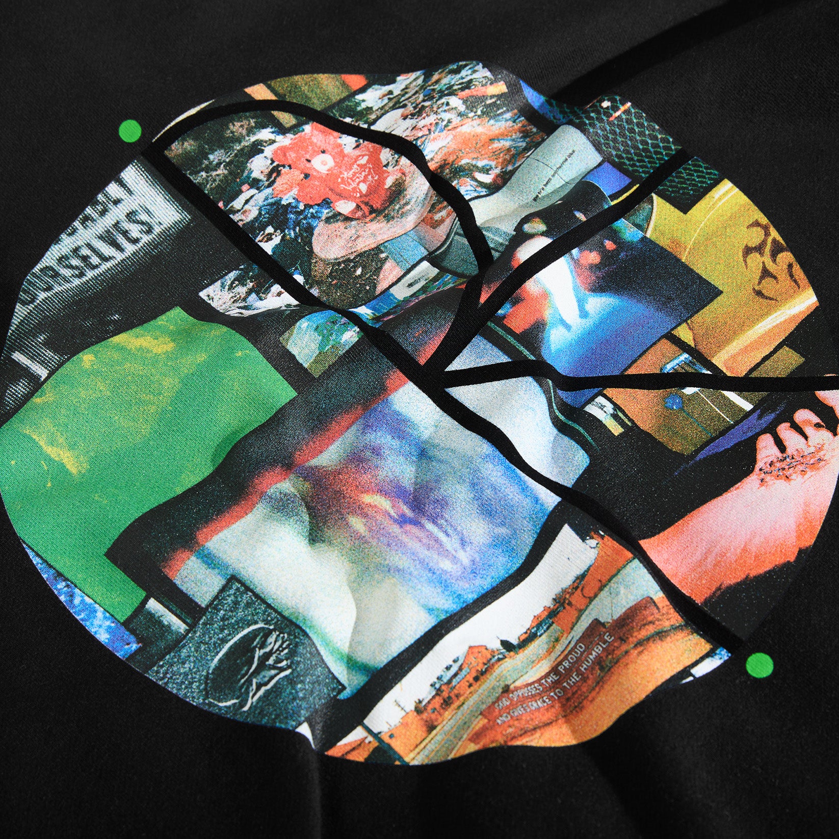 Polar Skate Co. Oursealves Collage Hoodie - Black Schwarz Bild 3