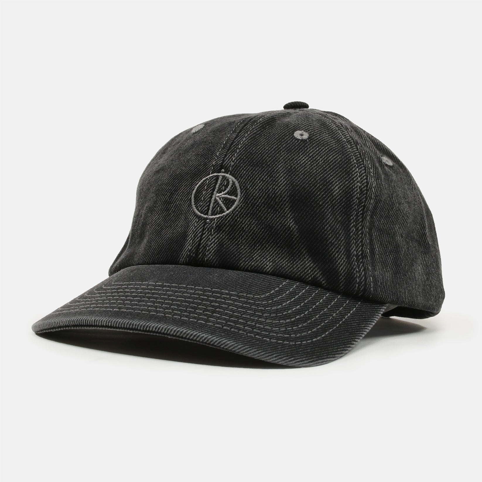 Polar Skate Co. Sai Denim Cap - Silver Black Schwarz Bild 1