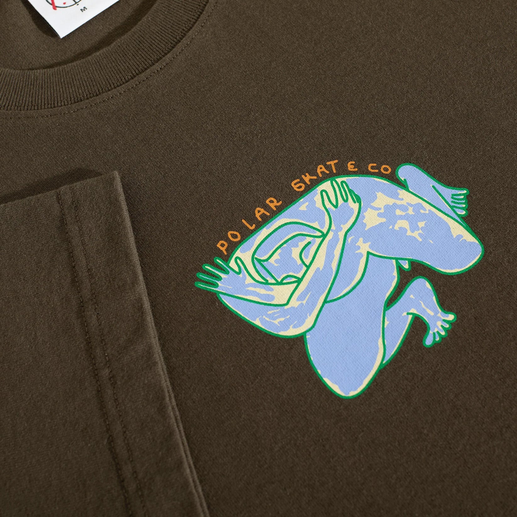 Polar Skate Co. Shy Bow T-Shirt - Brown Braun Bild 3