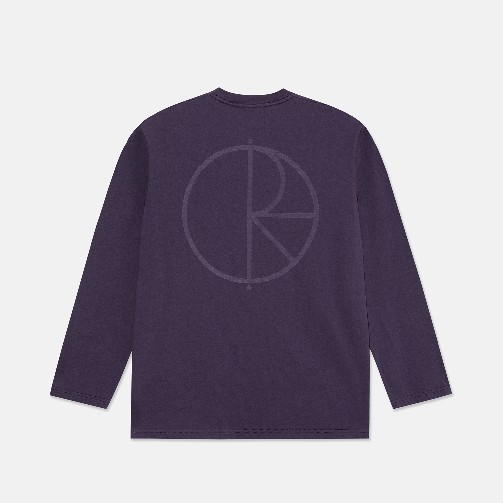 Polar Skate Co. Stroke Logo Longsleeve - Dark Violet Lila Bild 2