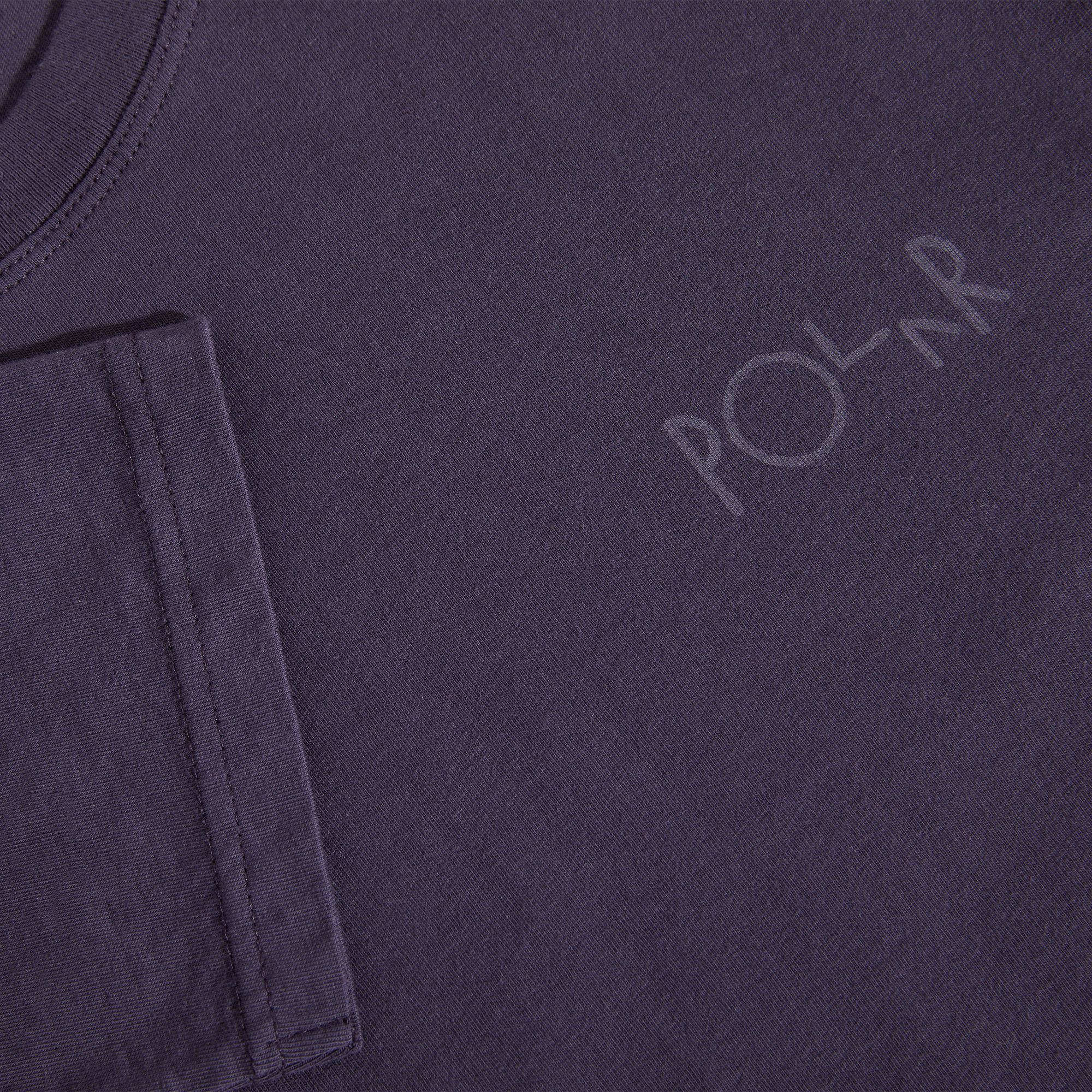 Polar Skate Co. Stroke Logo Longsleeve - Dark Violet Lila Bild 3