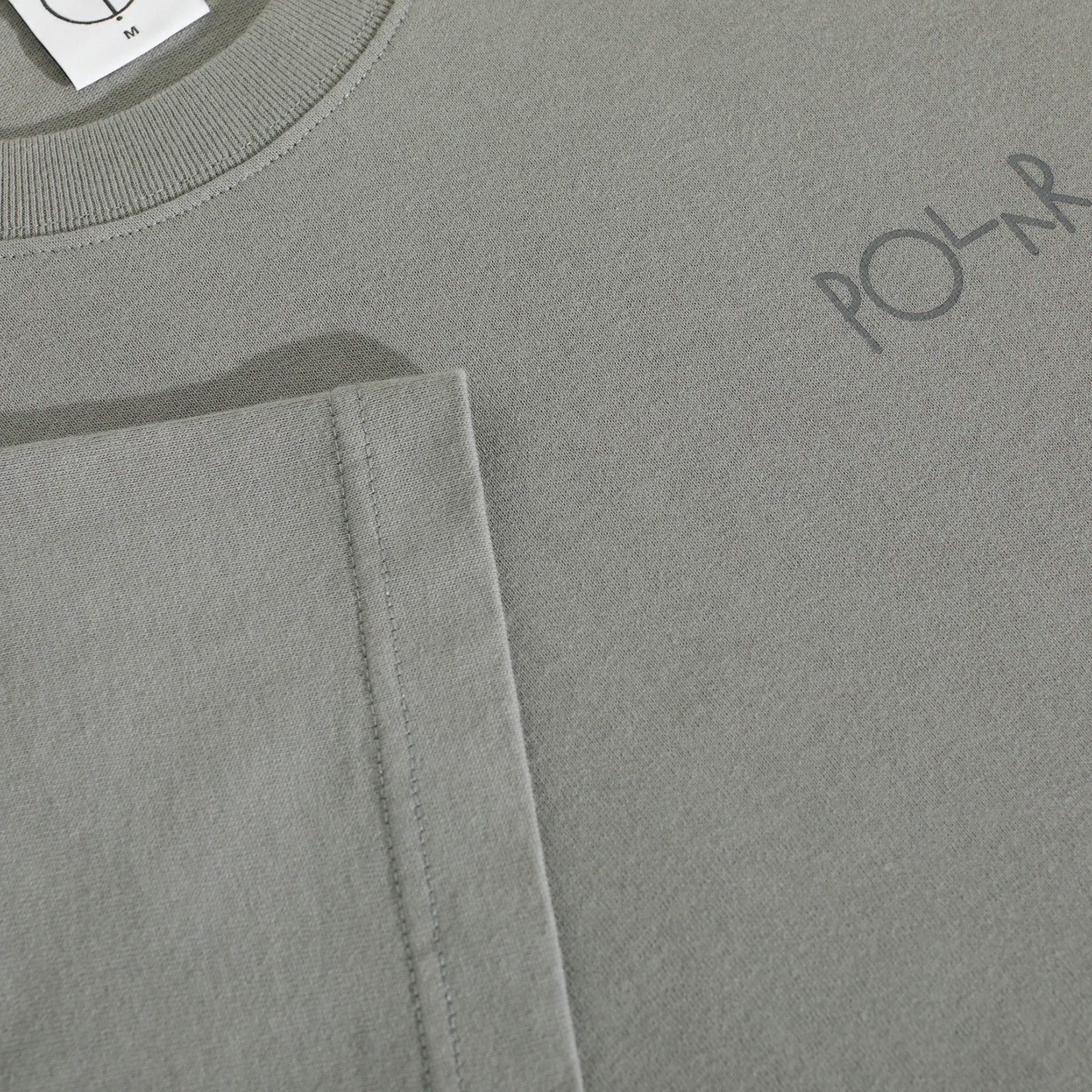 Polar Skate Co. Stroke Logo T-Shirt - Grey Grau Bild 3