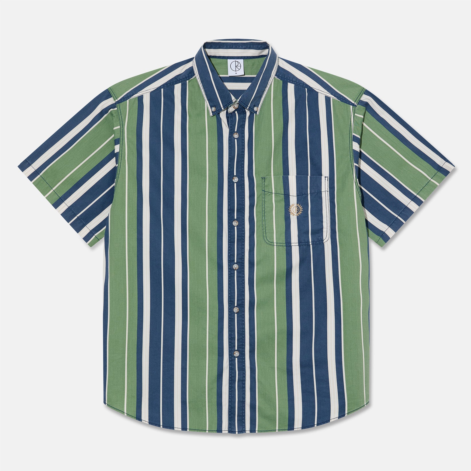 Polar Skate Co. Ted Hemd - Green / Blue Grün Bild 1