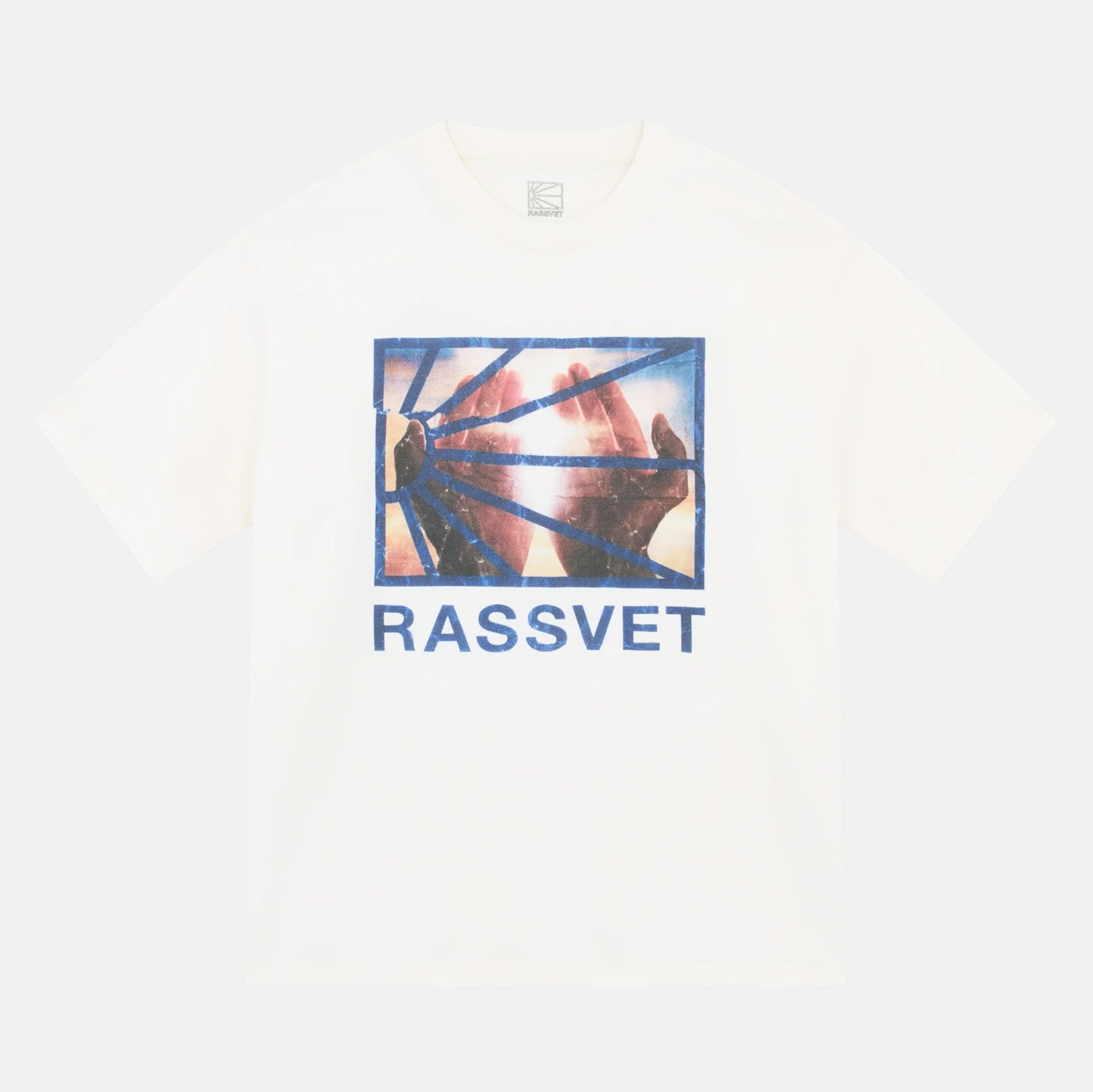 Rassvet Logo T-Shirt - Off White Weiß Bild 1