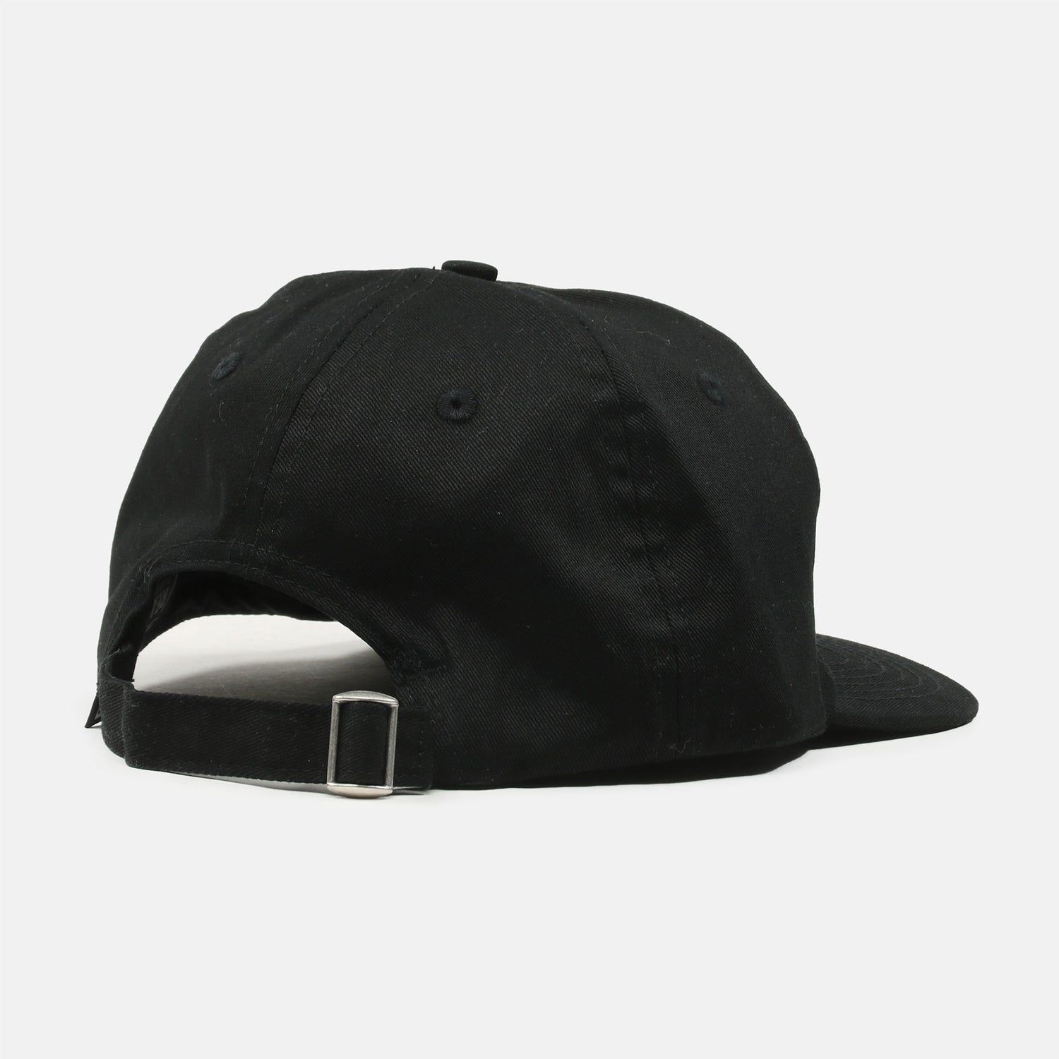 Real Oval Emb. Strapback cap - Black / Cream Schwarz Bild 3
